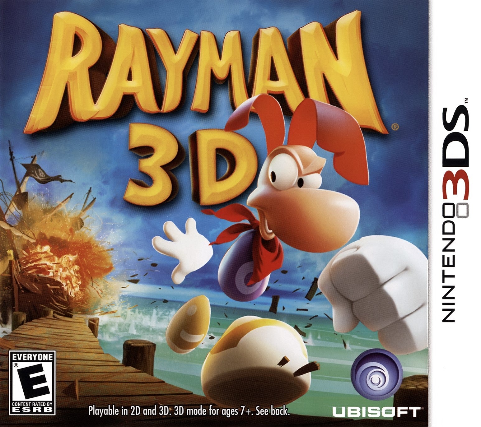 Used Rayman 3DS Video Games - Pre-Owned Nintendo 3DS Rayman Game Cartridge - Perfect for Collectors & Retro Gaming Enthusiasts