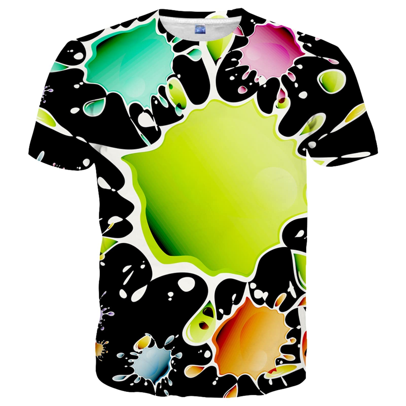 Yasswete Unisex 3D Printed Graphic T-Shirt - Short Sleeve Casual Tee for Men & Women - Perfect for Streetwear, Parties, and Everyday Fashion