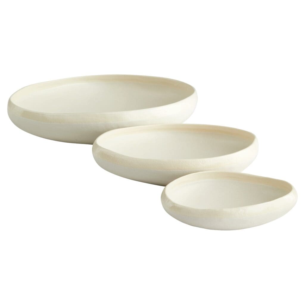 Cyan Design 11216 Elon Bowl - Large White Ceramic Serving Bowl for Salads, Fruits & Decor | Perfect for Dining, Entertaining & Home Decor