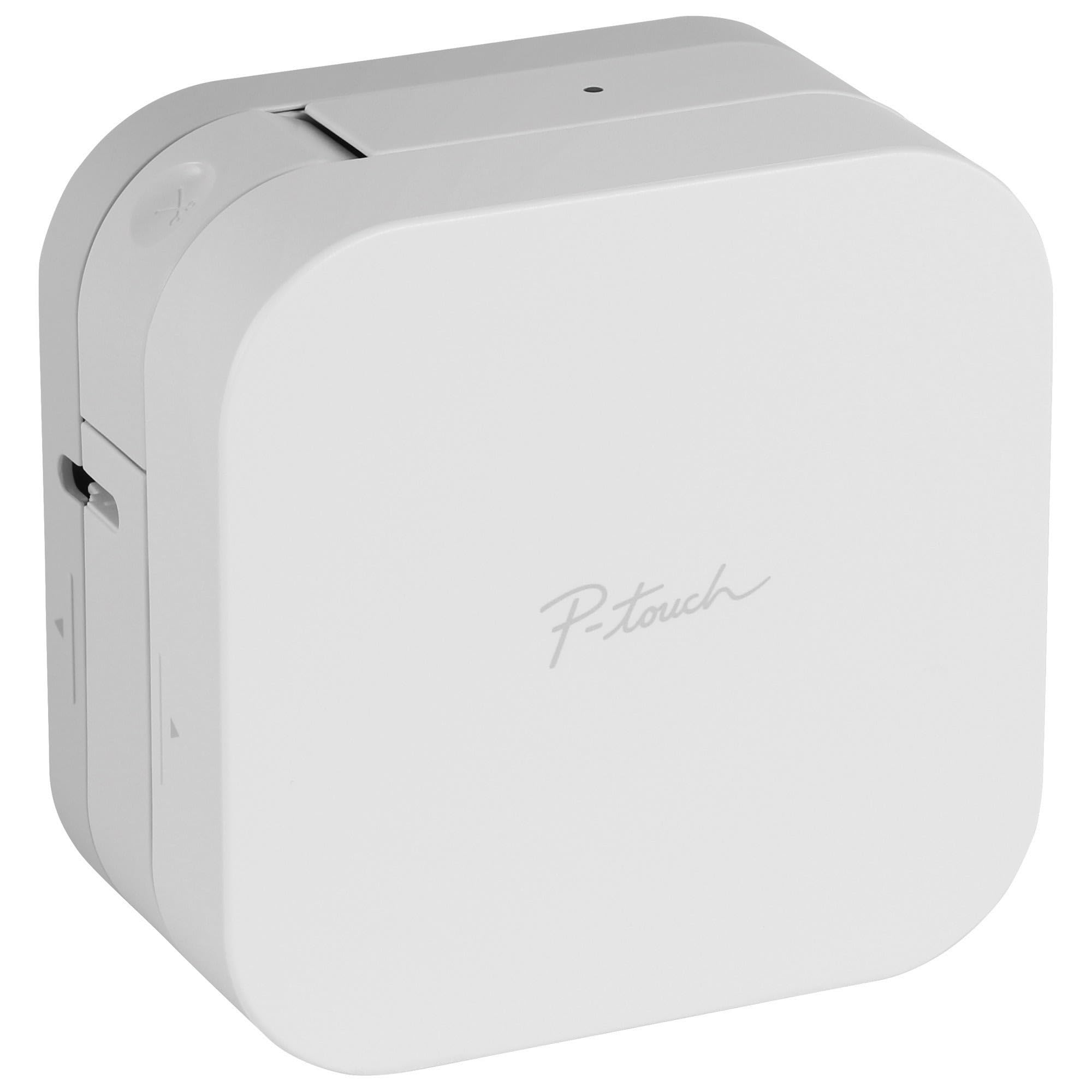 Brother P-Touch Cube Color Smartphone Label Maker - Bluetooth Wireless Label Printer with Multiple Templates for Apple & Android Devices - White - Perfect for Home, Office & Craft Organization