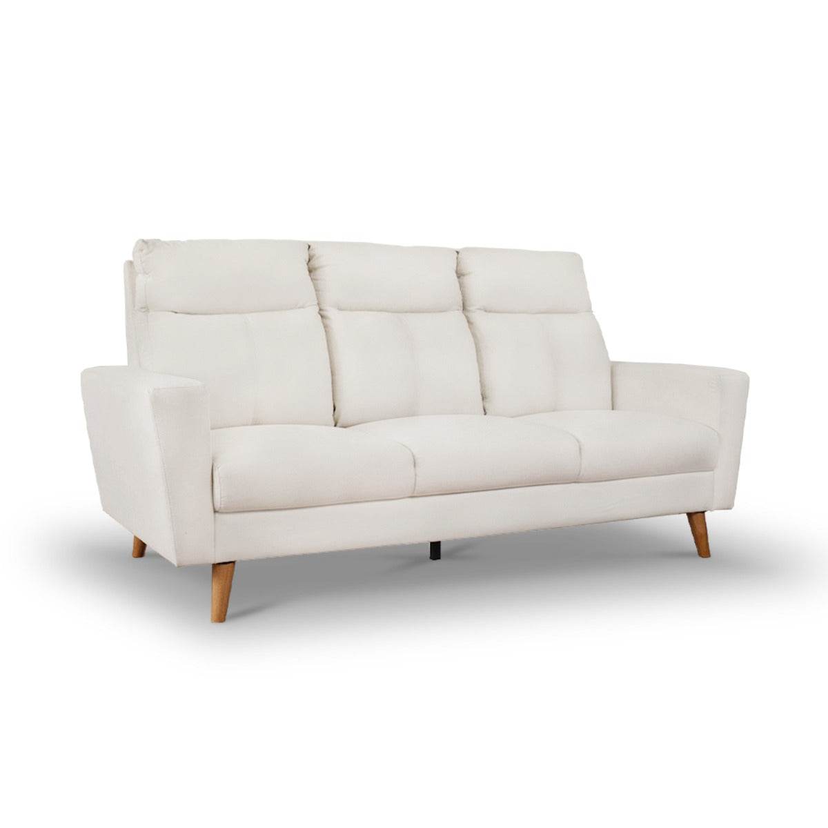 Premium Jessica Belgium Fabric Sofa - Water Repellent, Stain Resistant Upholstery - Perfect for Living Room, Family Room & Home Theater Seating