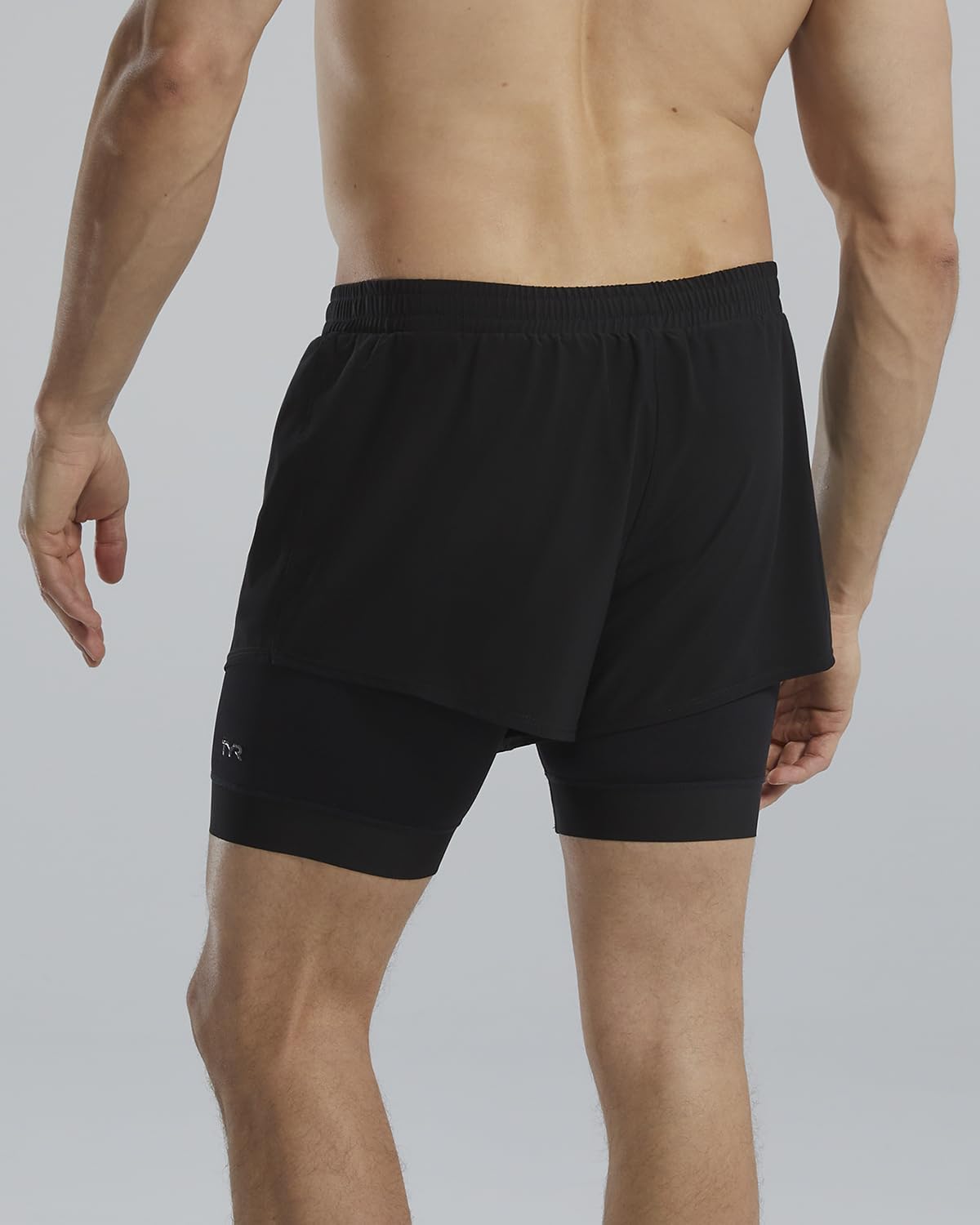 TYR Men’s Swim Trunks with Compression Liner - Quick Dry Lap Swimming Shorts for Pool, Beach & Water Sports | Comfortable Training & Competition Swimwear