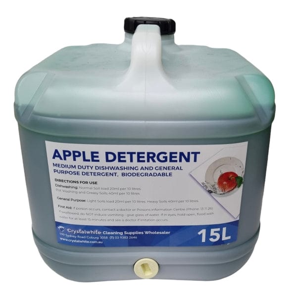 Apple Scented Biodegradable Dishwashing Detergent - 15Lt for Kitchen Sink Cleaning | Eco-Friendly Dish Soap for Home & Commercial Use