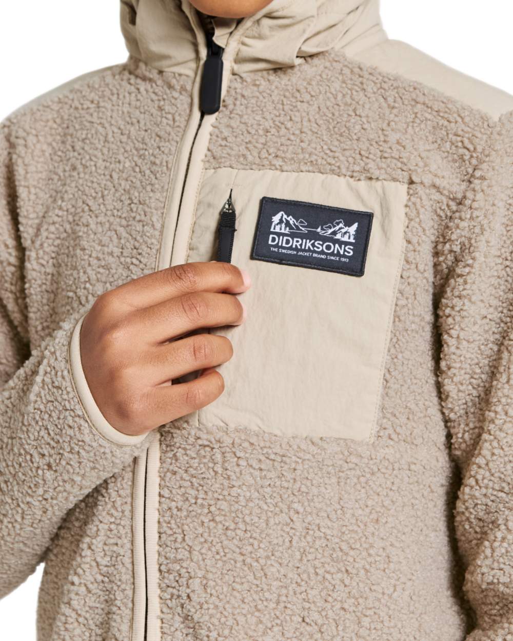 Didriksons Kids' Exa Full Zip Fleece Jacket - Warm & Cozy Winter Outerwear for Boys & Girls - Perfect for School, Playdates & Outdoor Adventures