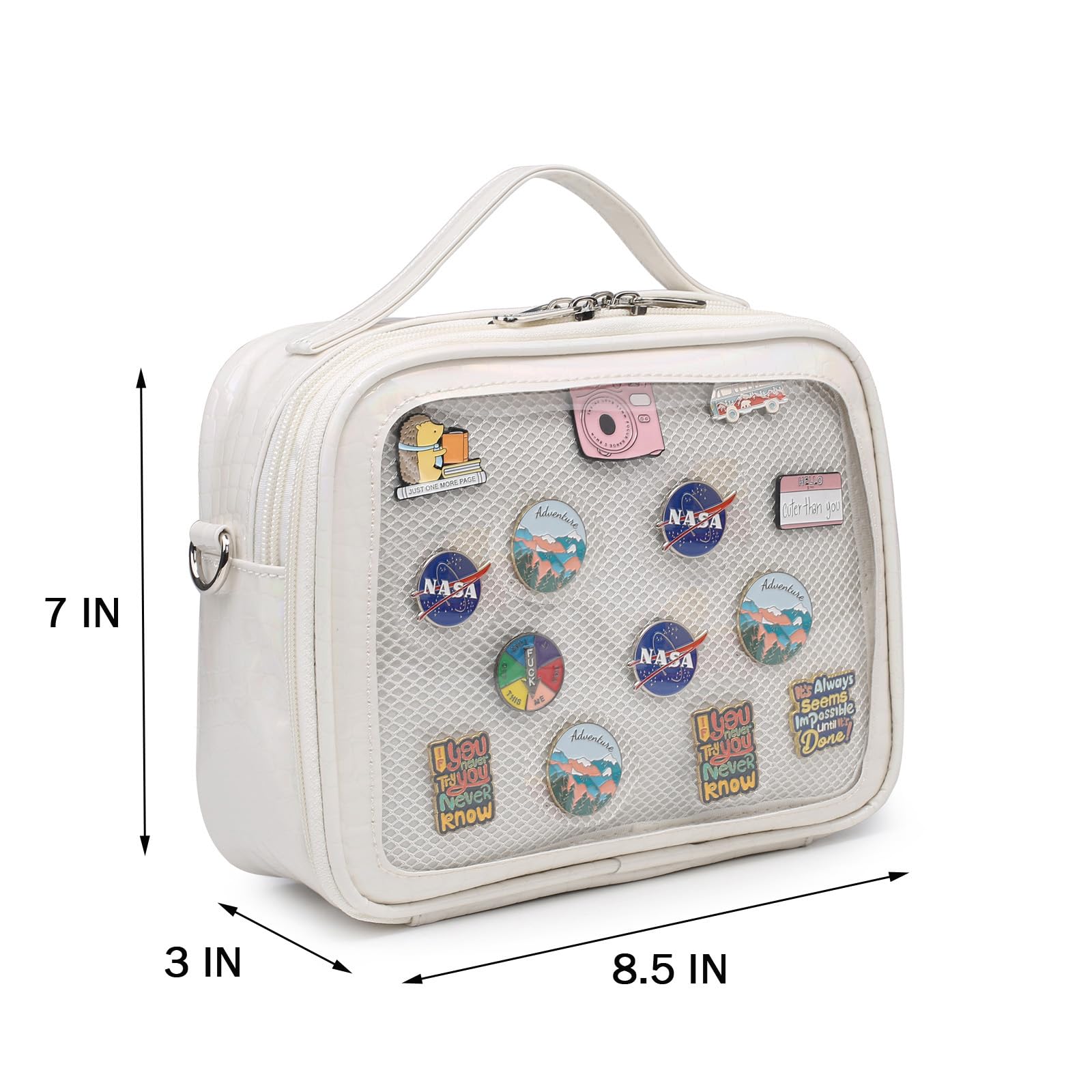 Anime Display Crossbody Bag - Stylish Ita Messenger for Conventions & Cosplay