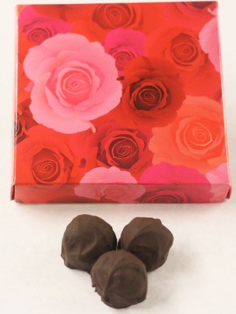 Scott's Dark Chocolate Vanilla Fudge Truffles 8oz - Gift for Valentine's Day