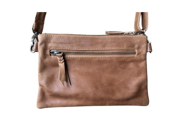 Premium Leather Crossbody Bag for Women - Stylish Tan Shoulder Purse | Perfect for Work, Travel & Everyday Use