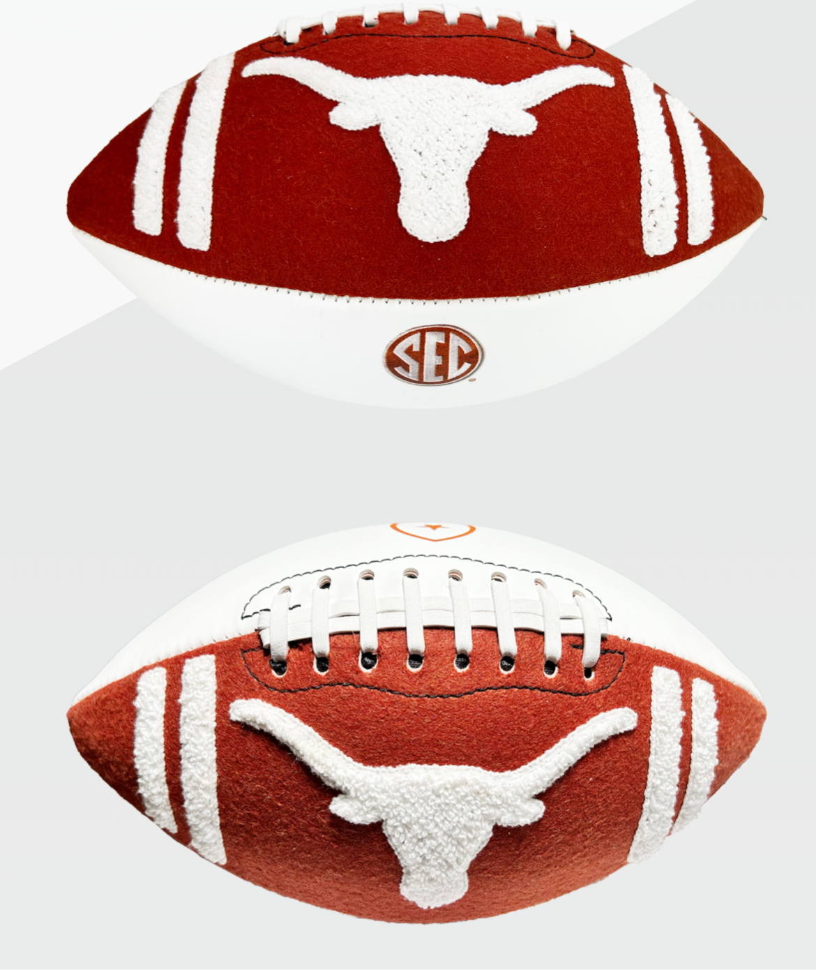 Texas Longhorns SEC Letterman Baseball - Official NCAA College Team Sports Ball for Fans, Collectors & Decor | Perfect for Game Day, Tailgating & Home Office Display