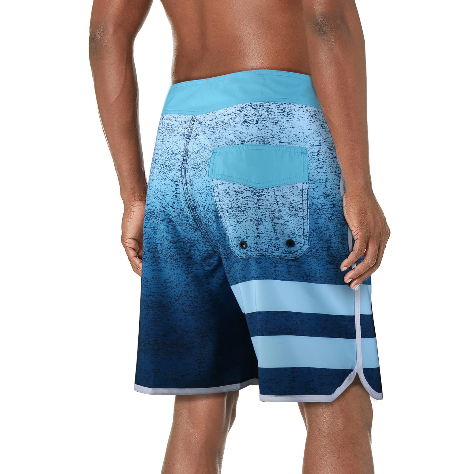 BOOMCOOL Men's Swim Trunks 2-Pack - Quick Dry Swim Shorts, Board Shorts & Beach Shorts for Men | Funny Bathing Suits for Swimming, Surfing & Summer Vacations