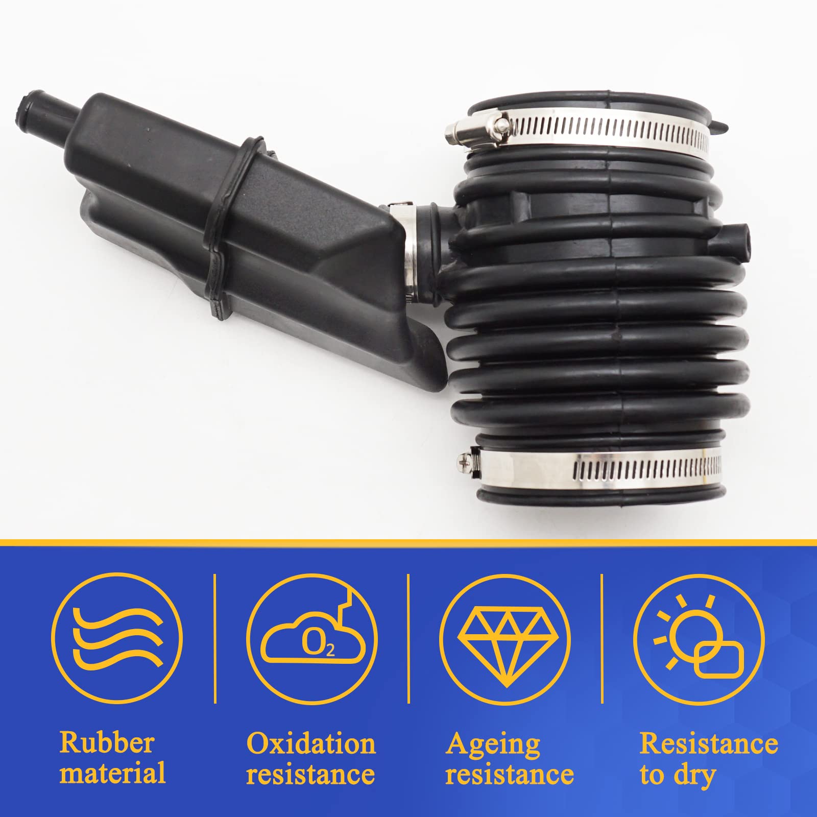 2009-2014 Nissan Murano & 2011-2017 Nissan Quest Air Cleaner Intake Hose Tube Intake Boot Replacement Part 16576-1AA0A 16576-1AA1A 696-039 - Improves Engine Performance & Airflow for Better Fuel Efficiency