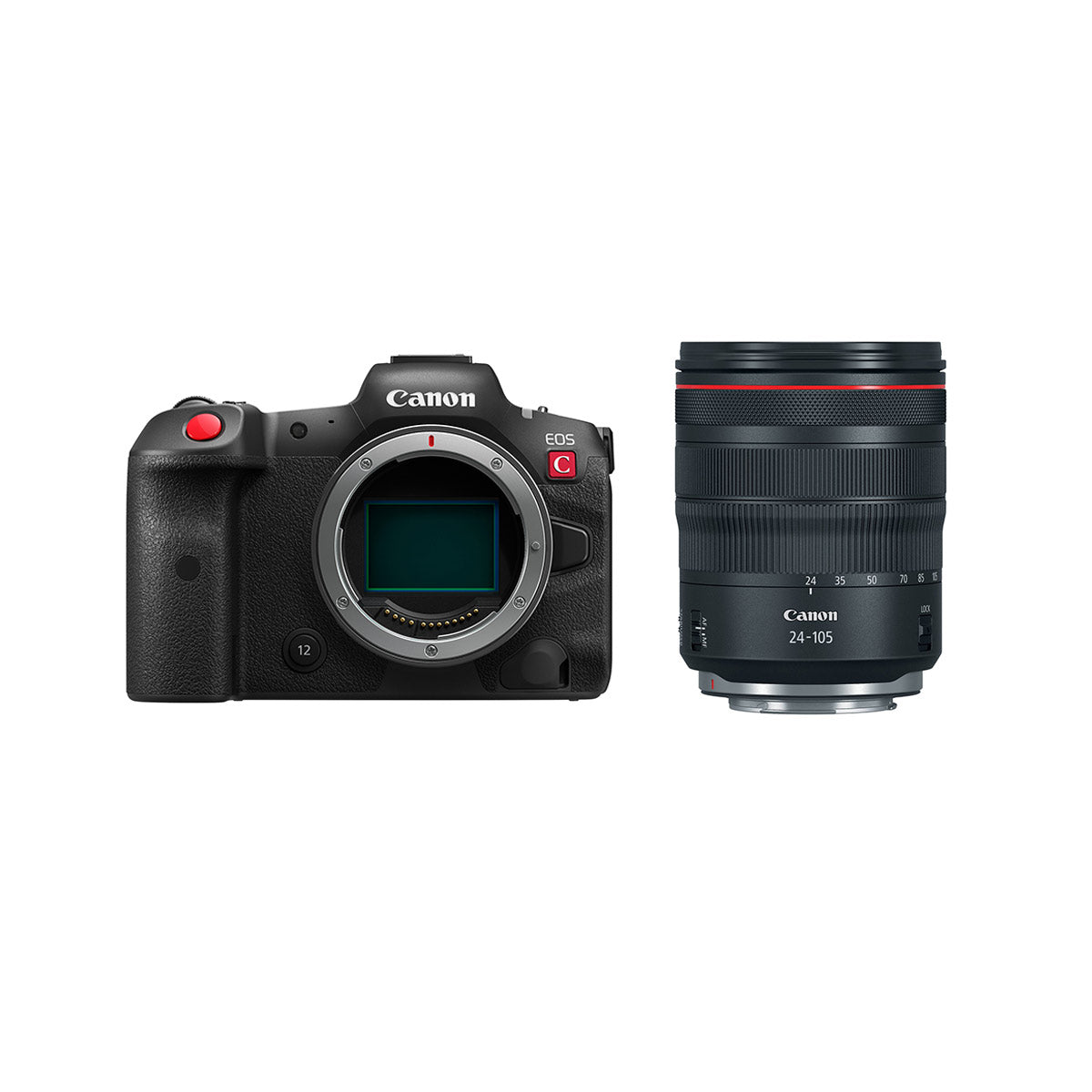 Canon EOS R5 C Mirrorless Cinema Camera with RF 24-105mm f/4L Lens - Professional 8K Video & 45MP Photography for Filmmaking, Vlogging, and Studio Production