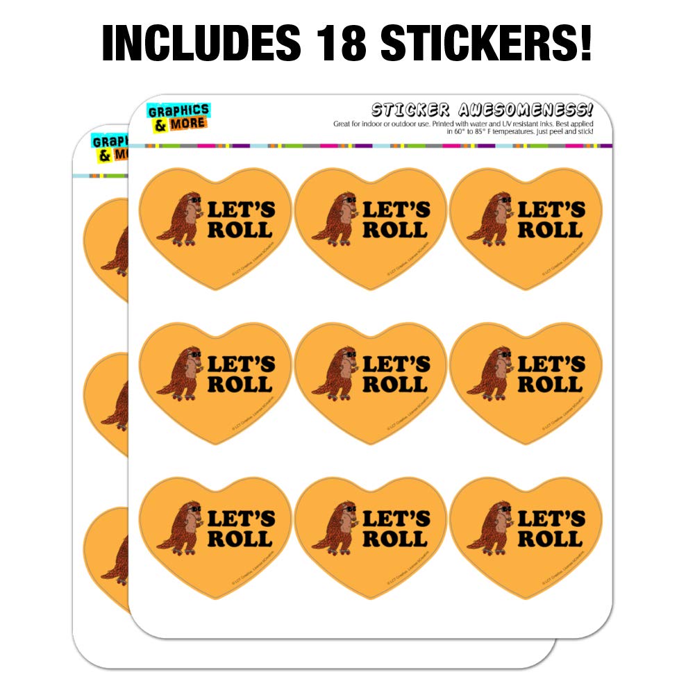 Funny Armadillo Roller Skates - Heart Shaped Planner Stickers for Scrapbooking & Crafting | Perfect for DIY Journals, Calendars, and Creative Projects