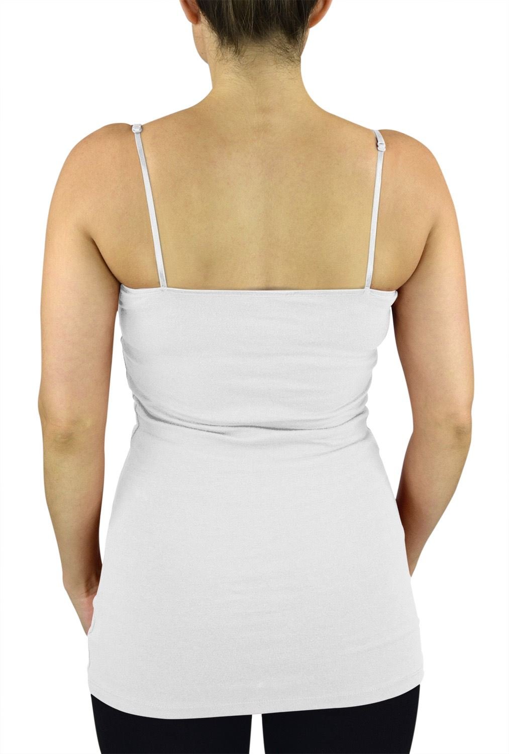 Belle Donne Women's Adjustable Spaghetti Strap Camisole Tops - Plus Size Tank Tops for Casual Wear, Layering & Summer Outfits