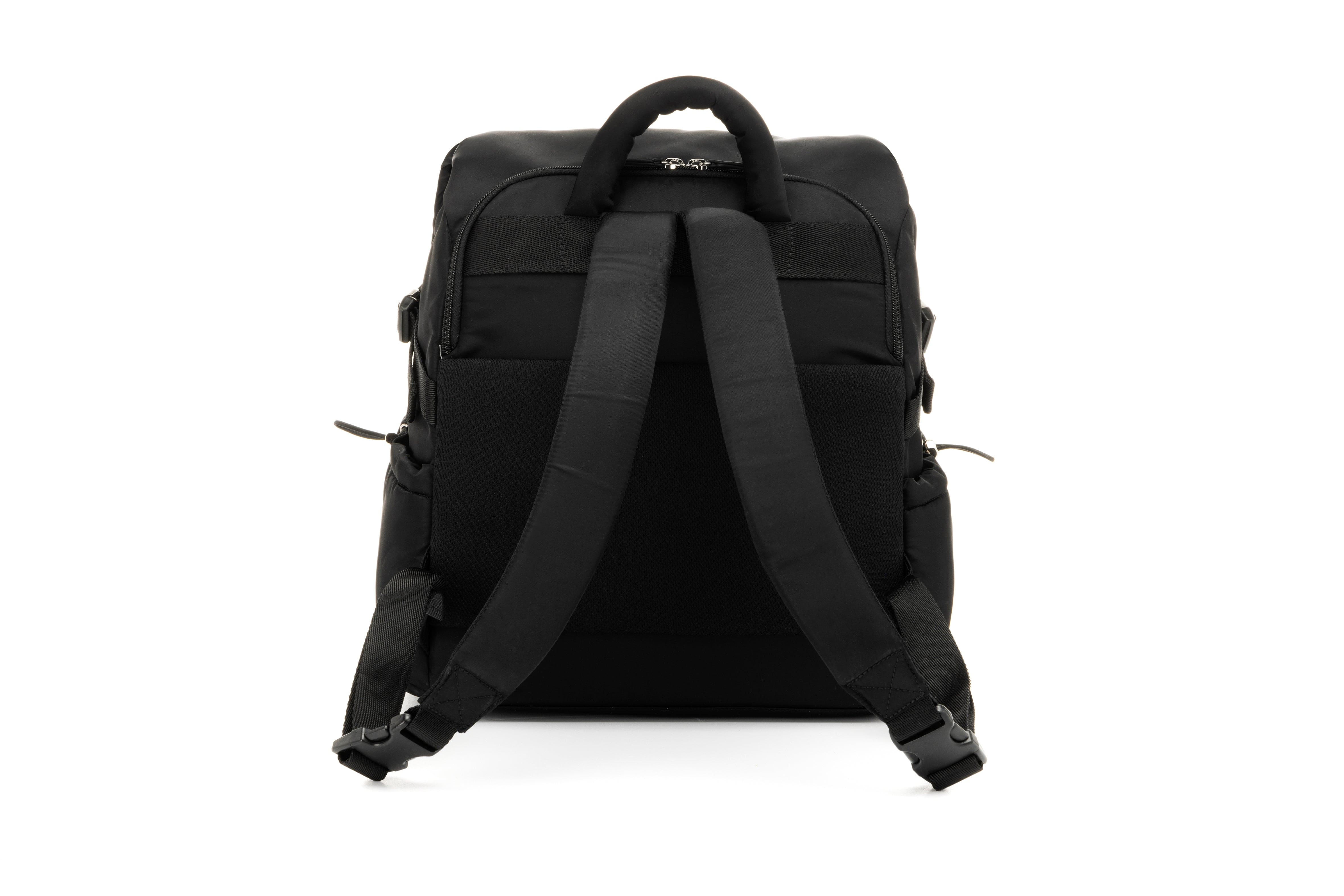 Storksak Eco Skye Backpack - Black | Sustainable Diaper Bag for Moms | Perfect for Travel, Work & Everyday Use