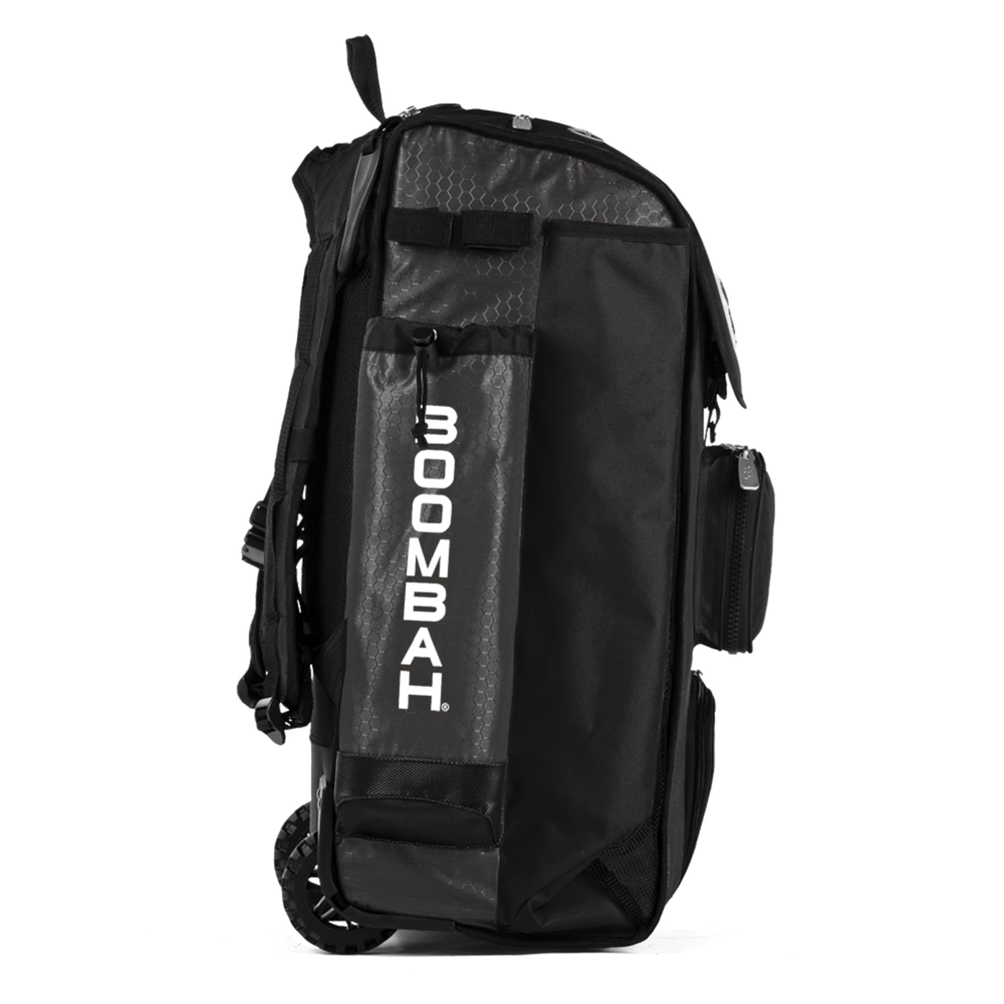 Boombah Catchers Superpack Hybrid Rolling Bat Bag - Wheeled & Backpack Baseball Equipment for Players - Multiple Color Options - Perfect for Travel & Team Games