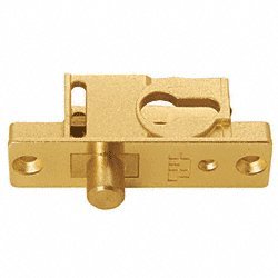 CRL 777EC European Floor Lock for Doors - Heavy Duty Standard Rail Lock for Commercial & Residential Use - Secure Sliding Glass & Patio Doors
