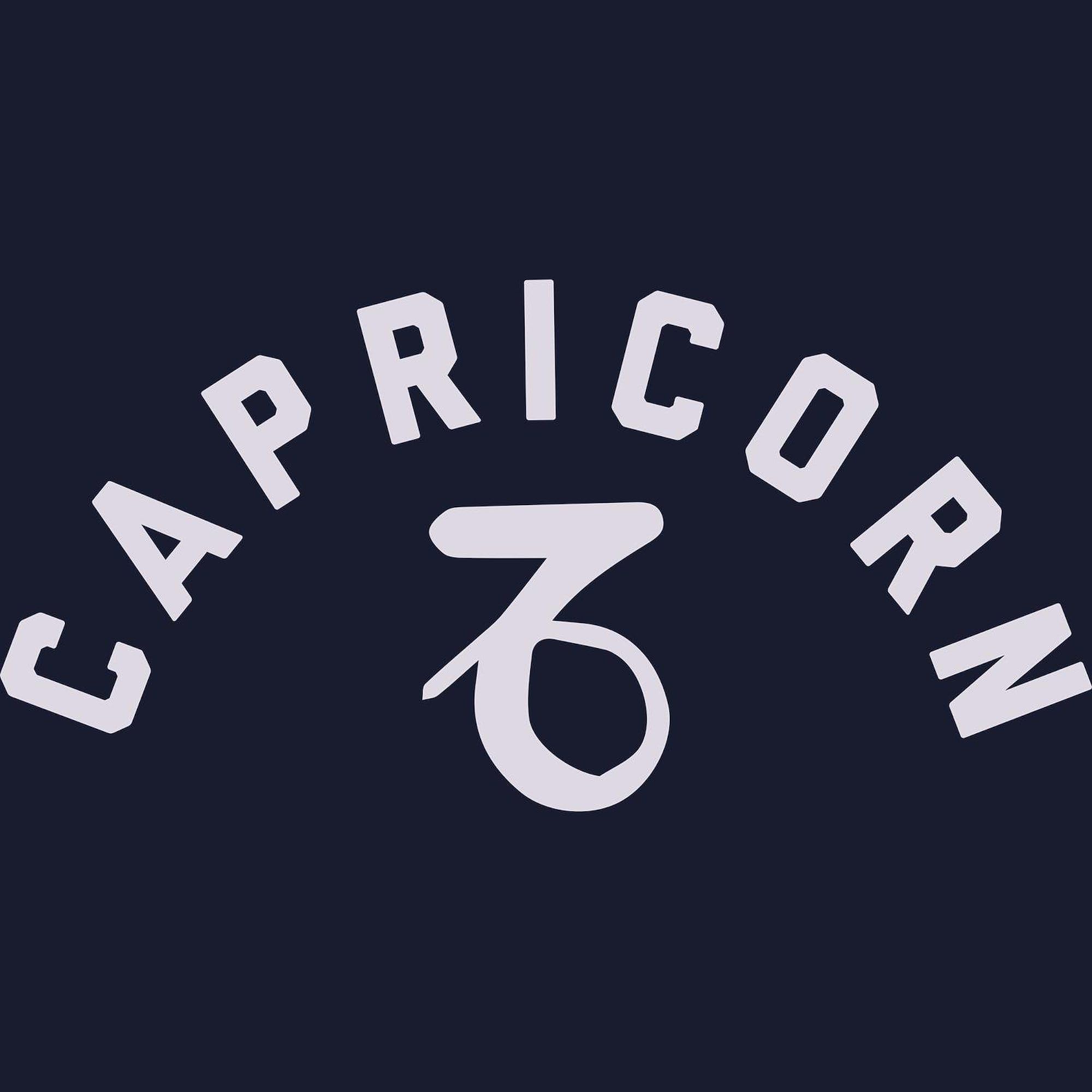 Capricorn Zodiac Zip Hoodie for Men - Dark Zip-Up Hooded Sweatshirt | Cozy Winter Wear, Casual Outfit & Gift for Astrology Lovers