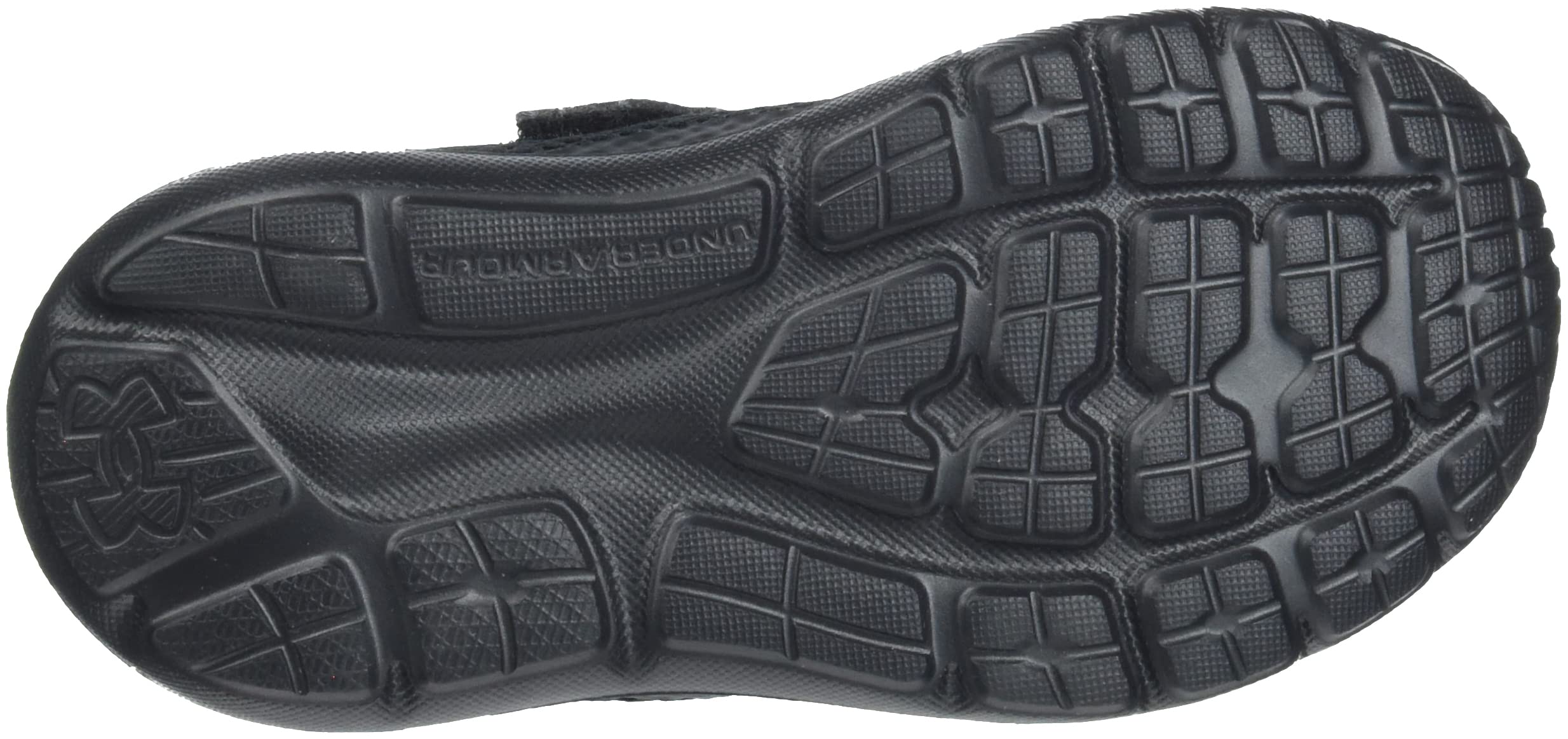 Under Armour Surge 3 Alternate Closure Running Shoes for Baby Boys - Black (Size 7 Infant) | Comfortable Toddler Sneakers for Active Play & Daily Walks