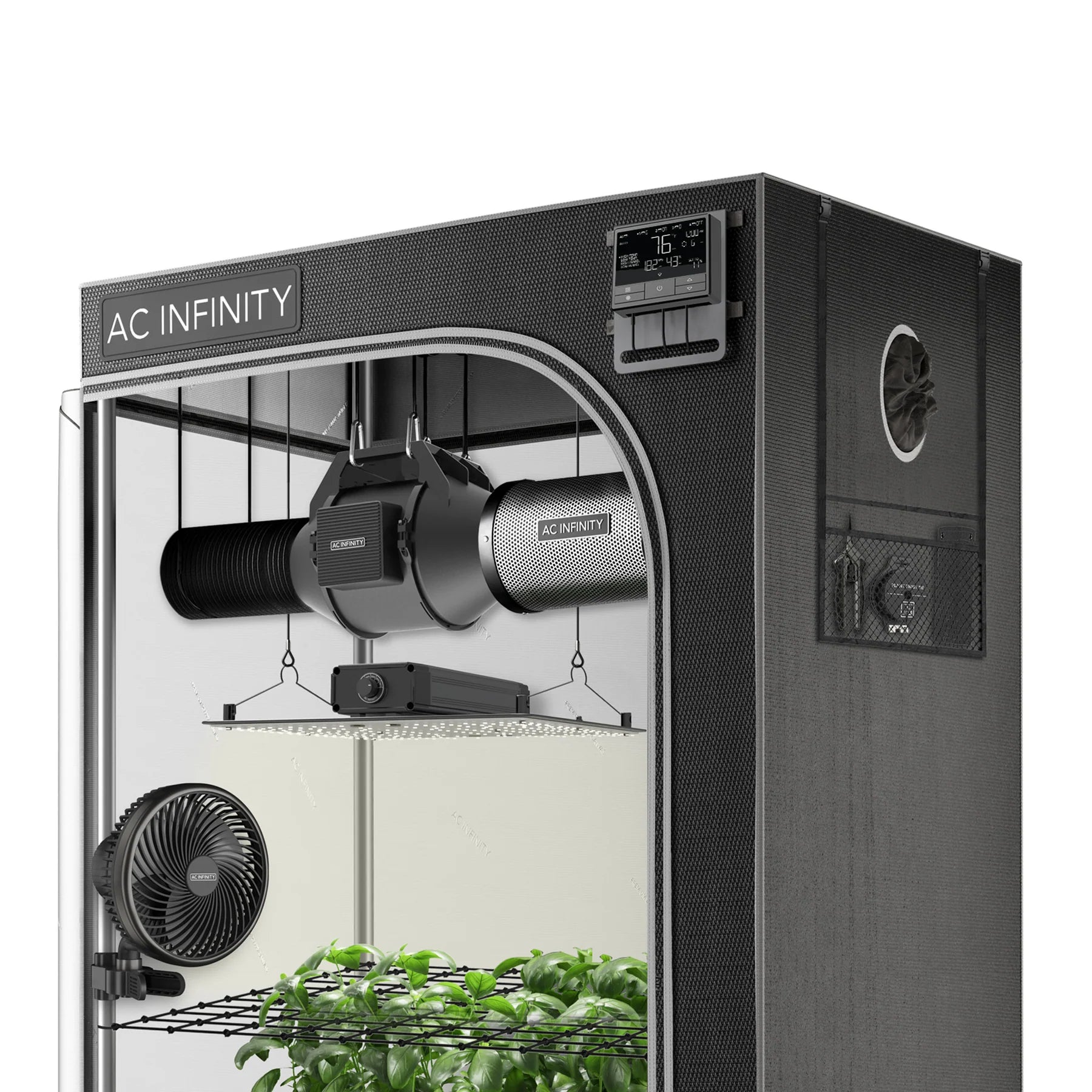 AC Infinity Advanced Grow Tent Kit 2x2 ft - Complete Indoor Hydroponic System for Plants, Herbs & Seedlings | Perfect for Home Gardening & Grow Rooms