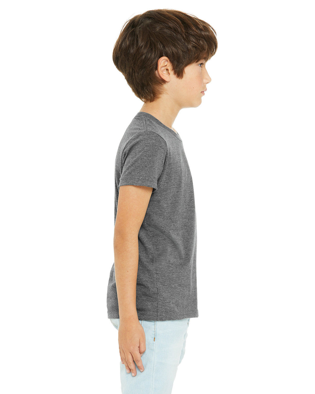 Bella + Canvas 3001Y Youth Jersey Short Sleeve T-Shirt - Soft Cotton Tee for Kids & Teens - Perfect for School, Sports & Everyday Wear