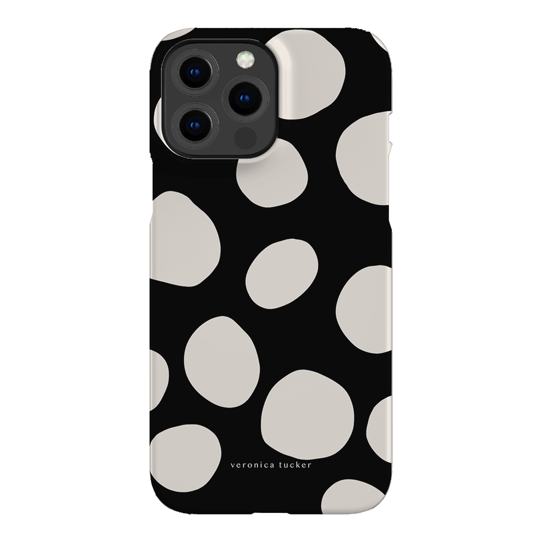Premium Pebbles Noir Phone Case - Slim Protective Cover for iPhone & Samsung - Perfect for Everyday Use, Travel & Outdoor Activities
