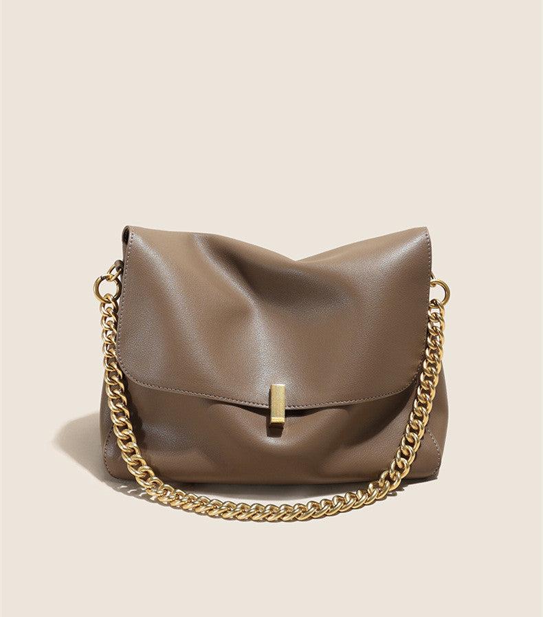 Stylish Crossbody Chain Shoulder Bag for Women - Fashionable & Lightweight Purse for Daily Use, Work, and Evening Events