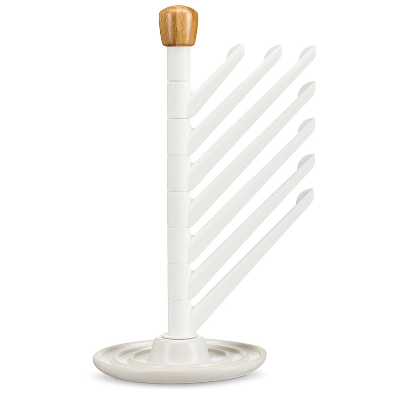 Branch Out™ Full Circle Upright Drying Rack - Space Saving Clothes Airer for Laundry Room, Balcony & Small Apartments | Indoor/Outdoor Garment Drying Solution