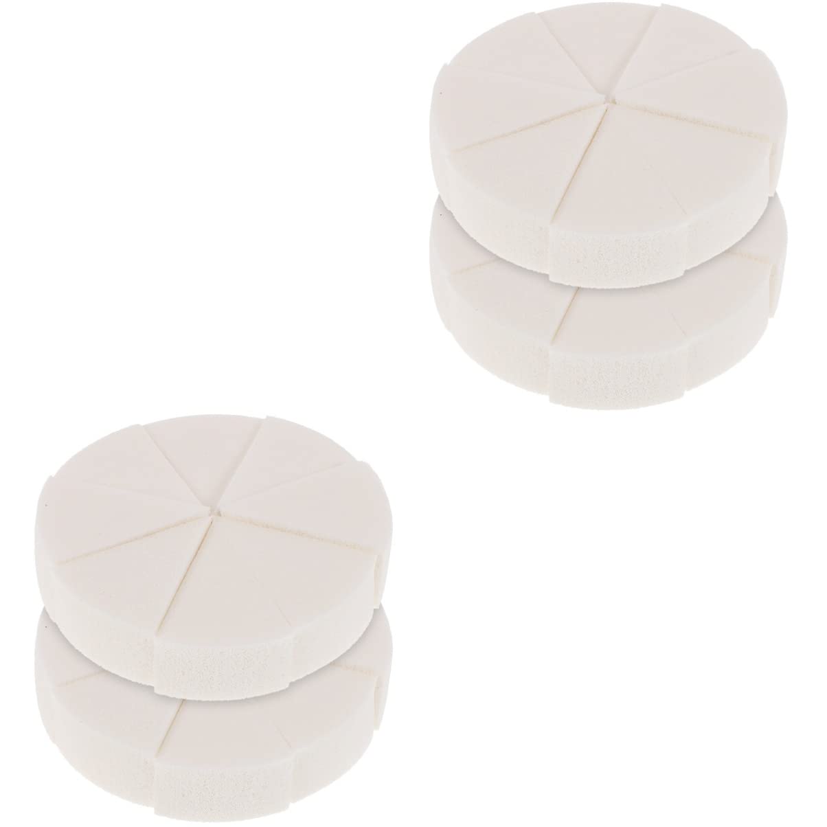 Beaupretty 4 Pack Latex-Free Makeup Blending Sponges - Foundation Blender, Wedge Sponge Set for Flawless Makeup Application - Perfect for Liquid, Cream & Powder Cosmetics - Great for Travel & Everyday Makeup Routine