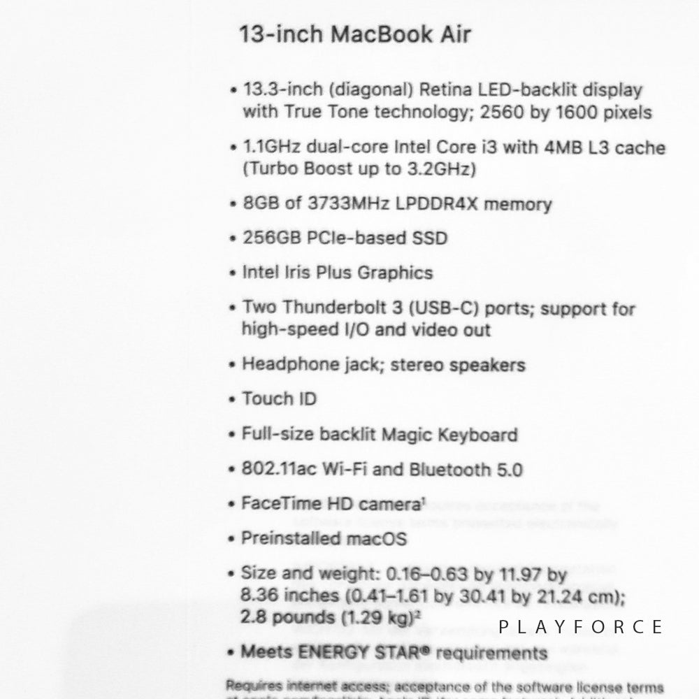 Apple MacBook Air 13-inch (2020) 256GB SSD Space Gray - New Laptop for Work, Study & Travel | Lightweight, Retina Display, Long Battery Life