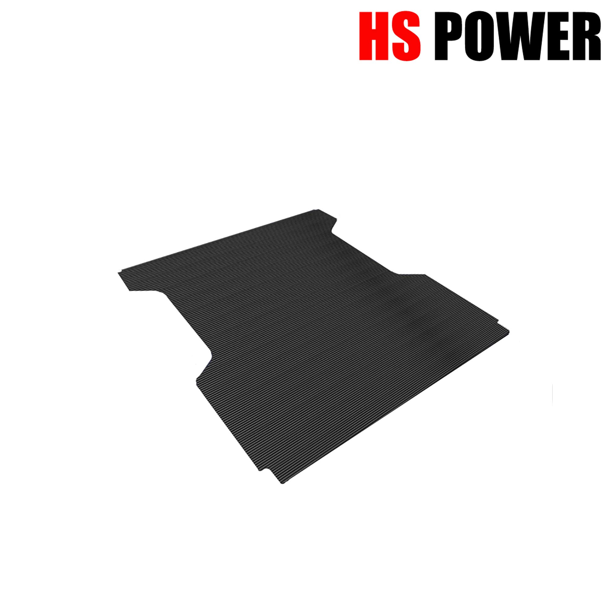 All-Weather Black Rubber Truck Bed Mat for 2004-2022 Nissan Titan 5.7 Ft Short Bed | Heavy Duty Floor Liner Protects Carpet from Dirt, Spills & Scratches | Perfect for Hauling, Camping & Work Sites