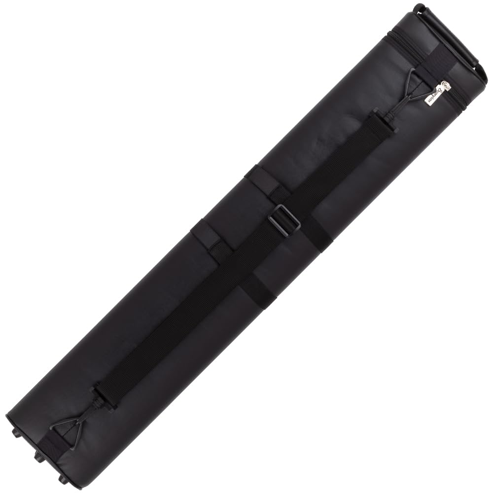 Scorpion SC35 Black Pool Cue Case - Durable Billiard Cue Stick Holder for Professional & Recreational Players - Perfect for Pool Halls, Tournaments & Home Use