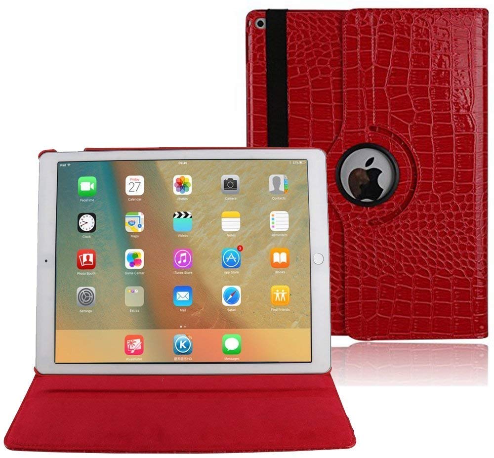 TechCode Lightweight Smart Trifold Stand Case for iPad 6th Gen/Air/Air 2/5th Gen 9.7