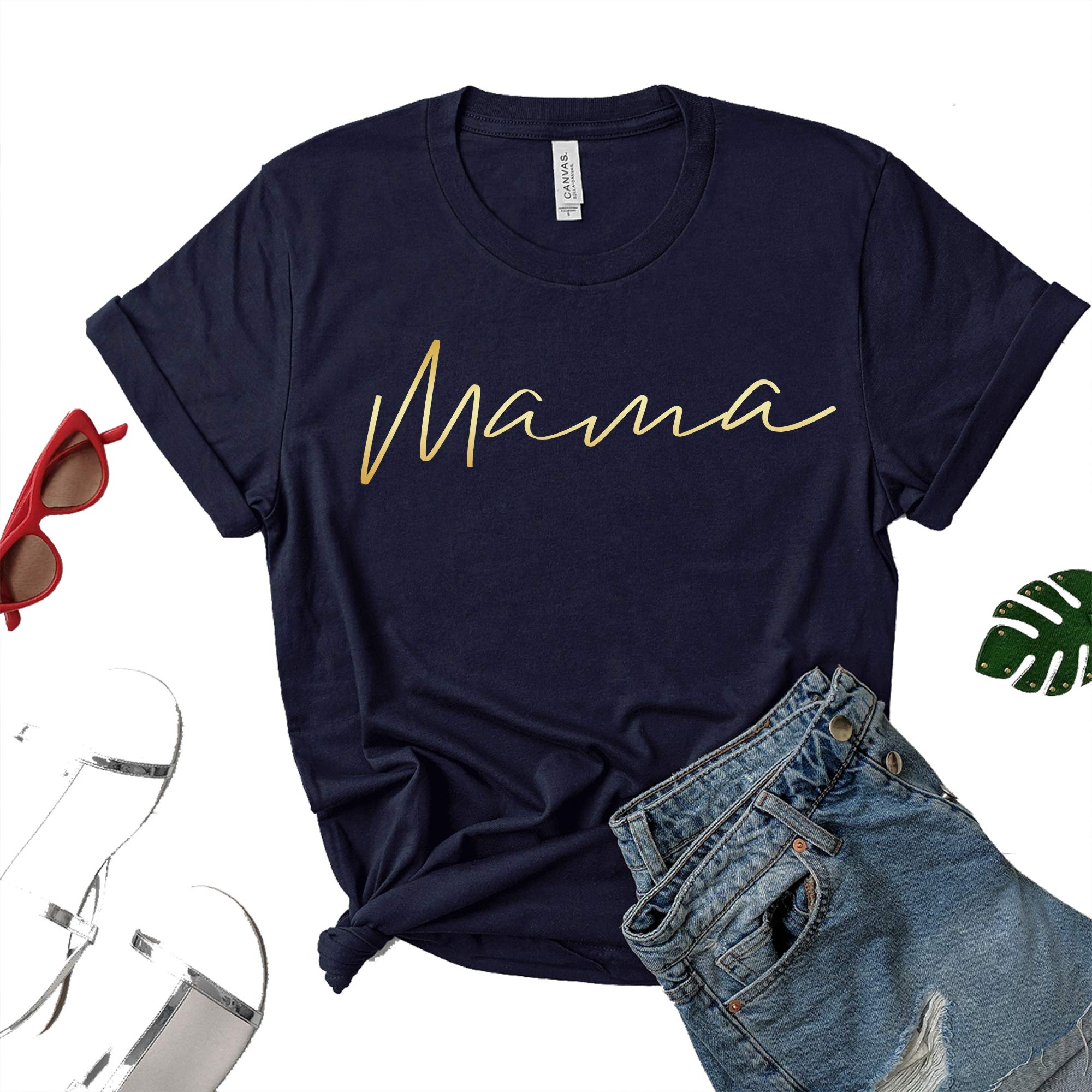 Best Mom T-Shirts for Women - Comfortable & Stylish Mama Shirts - Perfect Mother's Day Gift Idea - Funny & Cute Mommy Tees for Everyday Wear - Great for Birthdays, Family Outings & Special Occasions