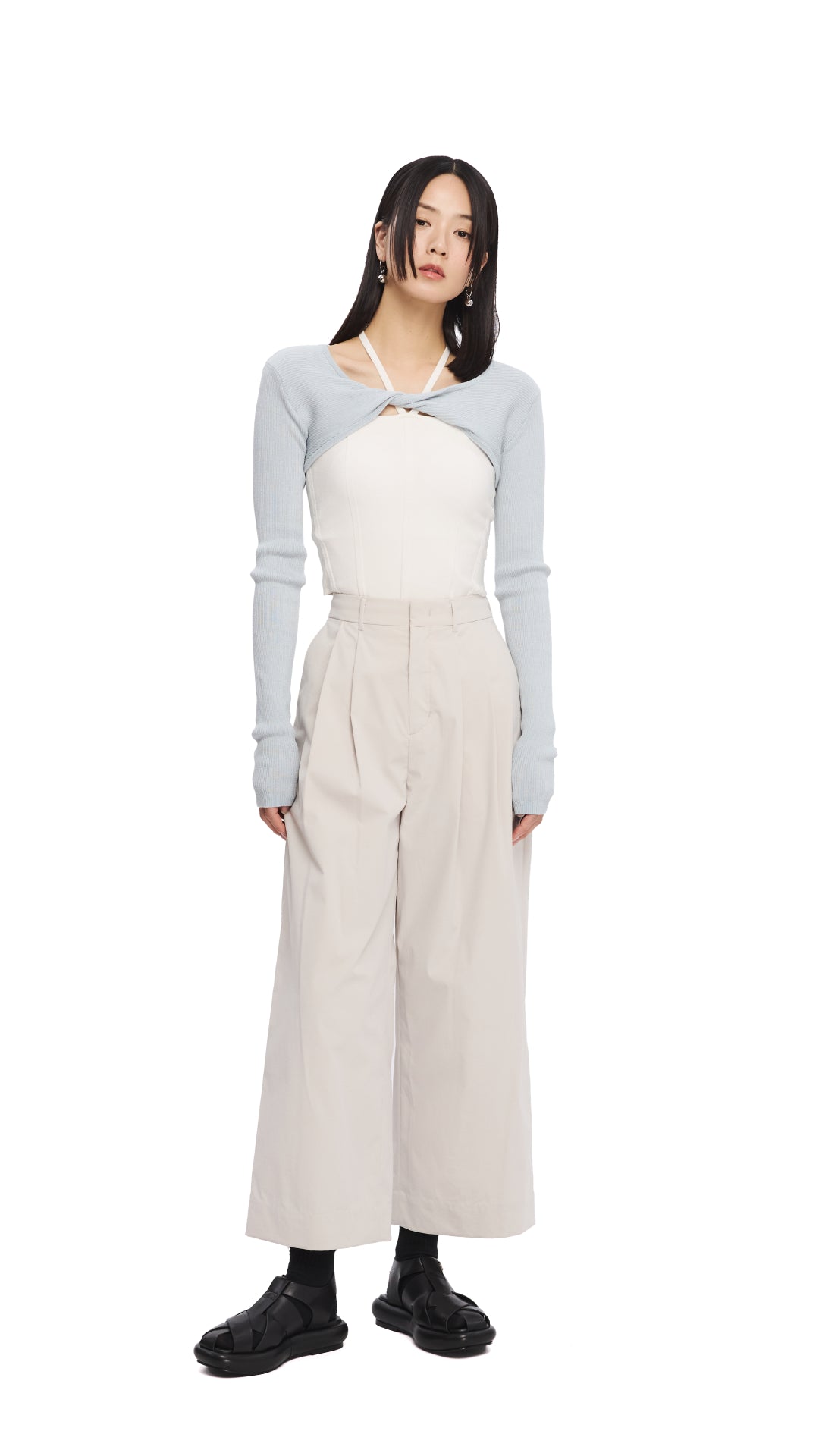 Women's High Waist Wide Leg Capri Pants - Summer Casual Boho Palazzo Trousers for Beach, Travel & Yoga | Plus Size Available