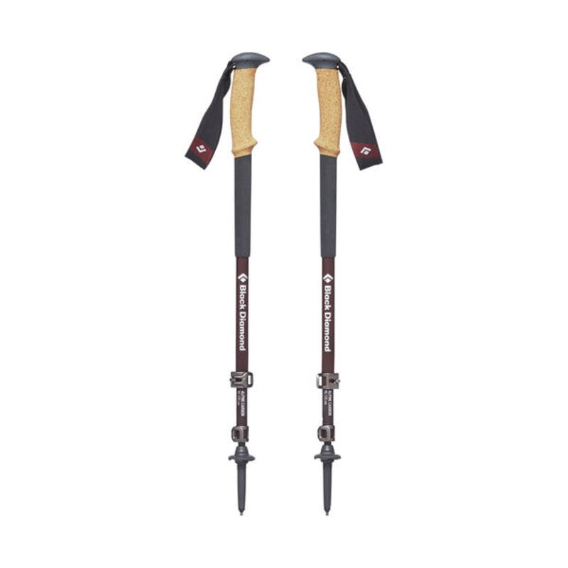Black Diamond Alpine Carbon Cork Trekking Poles for Women - Lightweight Hiking & Backpacking Walking Sticks for Trail Running, Mountain Climbing & Outdoor Adventures