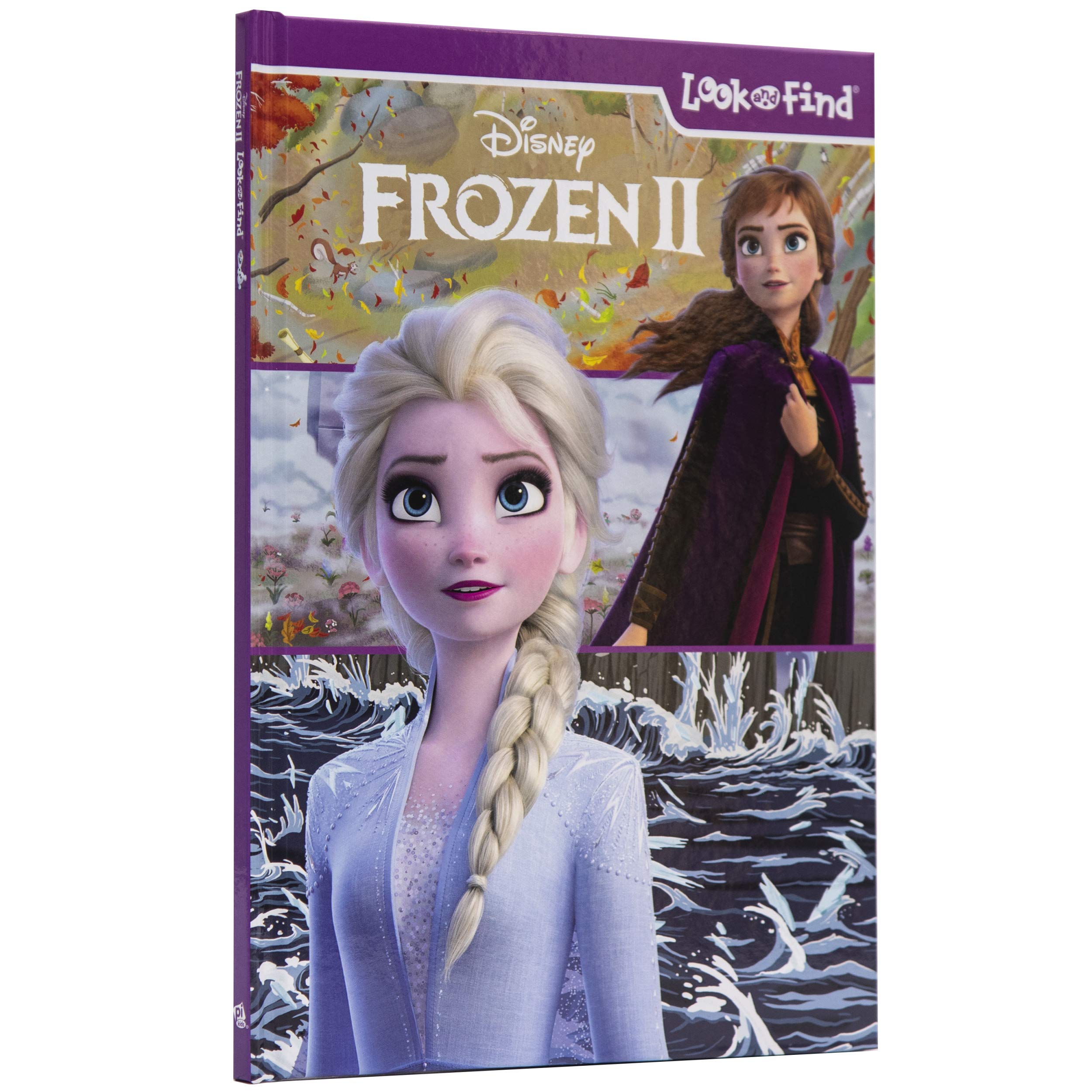 Disney Frozen 2 Elsa Anna Olaf Look and Find Activity Book for Kids - PI Kids - Fun Learning Adventure for Preschoolers and Toddlers - Perfect for Travel, Birthday Gifts, and Family Bonding Time