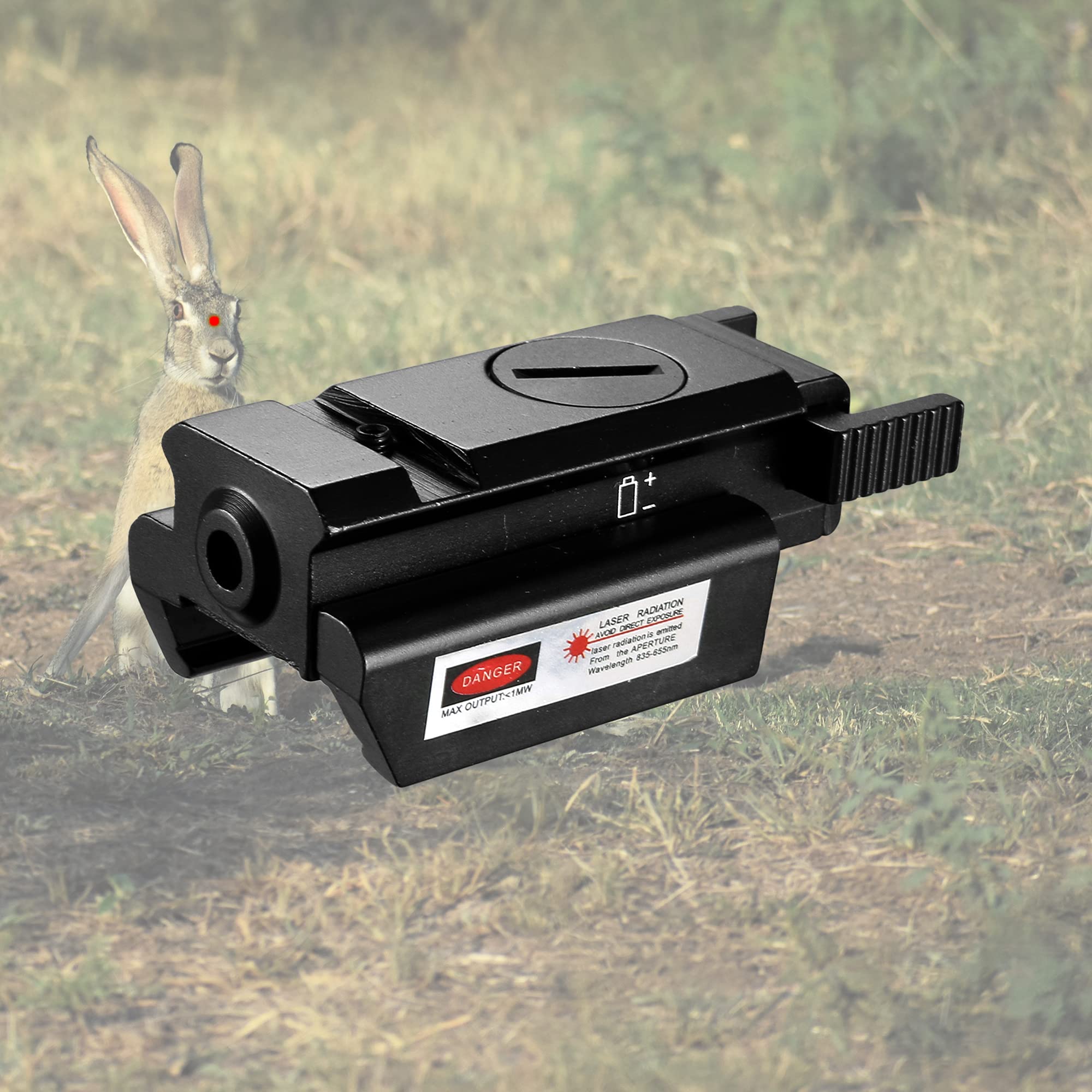 IRON JIA'S Compact 20mm Tactical Picatinny Rail Weaver Red Dot Sight - Laser Gun Sight for Pistols (Battery Not Included) | Perfect for Target Shooting, Home Defense & Outdoor Hunting