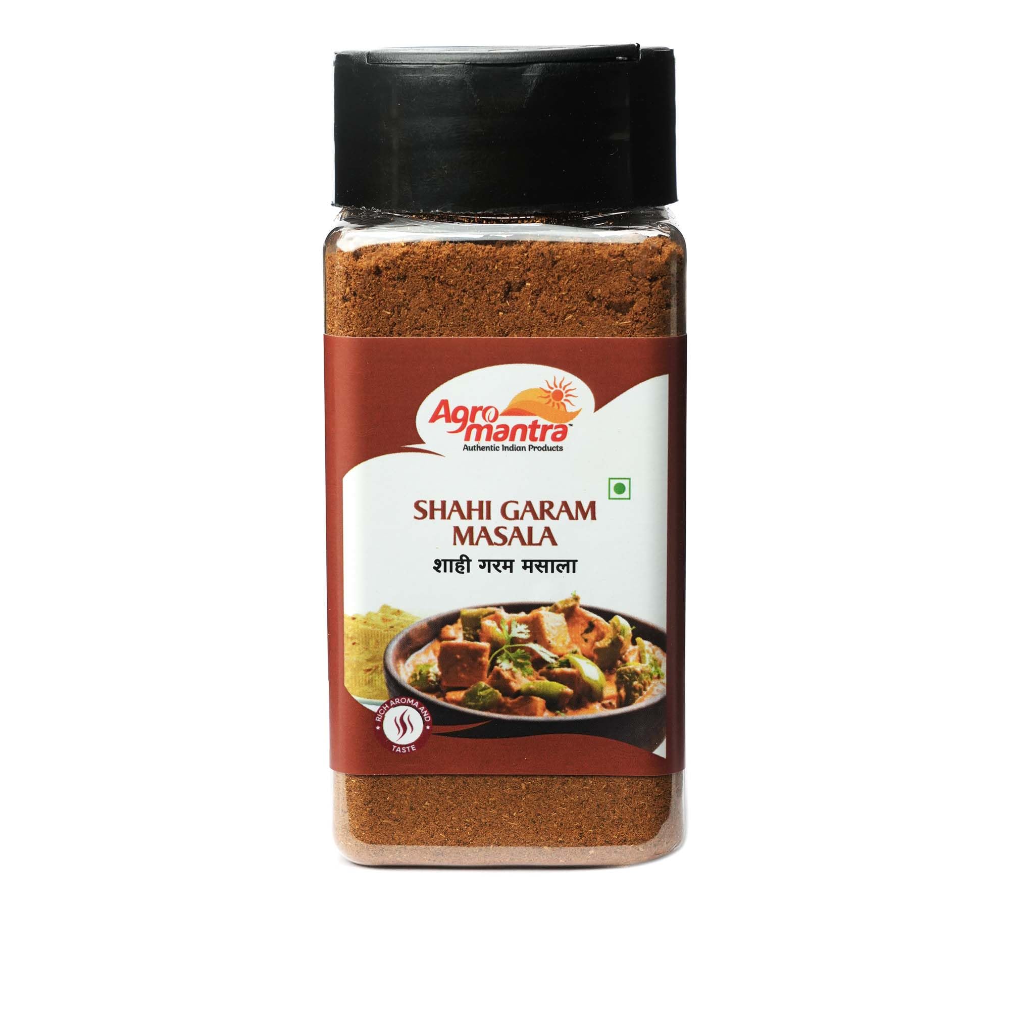 Agro Mantra Shahi Garam Masala Spice Mix 100g | Premium Indian Spice Blend for Curry, Biryani, Marinades & Snacks | Authentic Flavor | Fresh, Preservative-Free | Great for Home Cooking, Meal Prep & Indian Cuisine