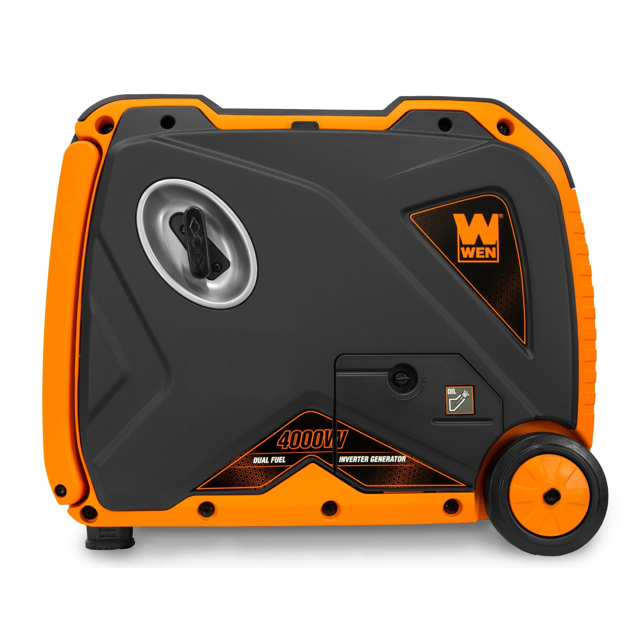 WEN DF400i 4000W Super Quiet Dual Fuel Inverter Generator - RV Ready with Electric Start & Fuel Shut Off | Perfect for Camping, Home Backup & Outdoor Power