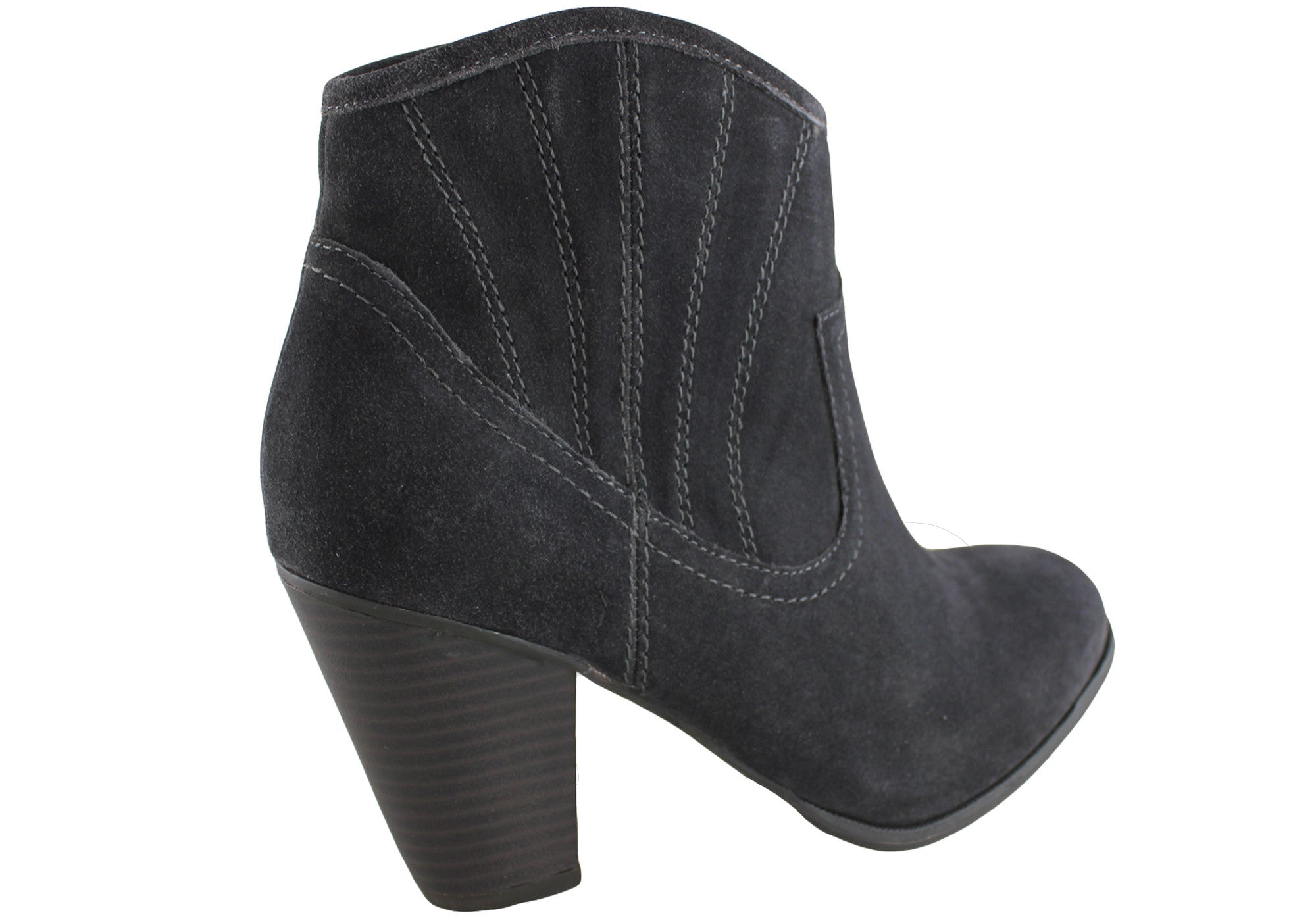 Darci Women's Leather Suede Ankle Boots - Stylish & Comfortable Fall/Winter Fashion Booties for Casual Outfits & Office Wear