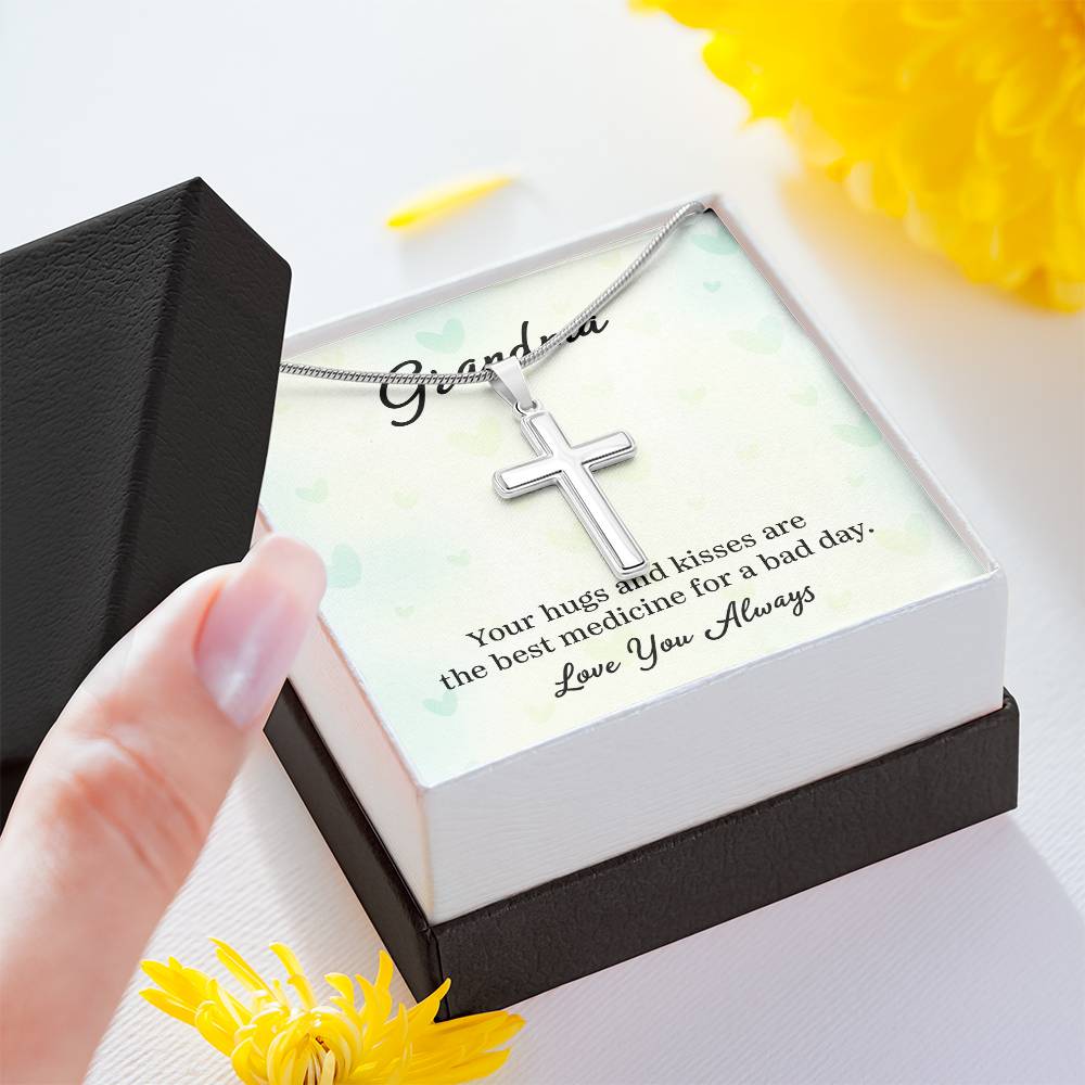 Beautiful Cross Necklace for Grandma - Thoughtful Gift from Grandchildren | Perfect for Birthday, Mother's Day & Christmas Gifts