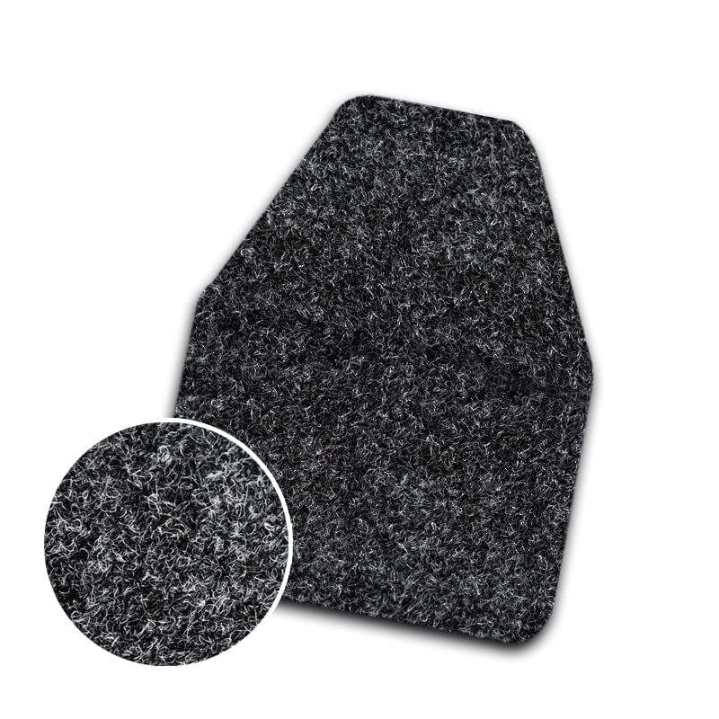 10 Pack Commercial Urinal Mats - Odor Eliminating Disposable Toilet Pads for Men's Restroom, Anti-Splash Urine Floor Mats (Black) - Ideal for Public Bathrooms, Bars, and High-Traffic Restrooms