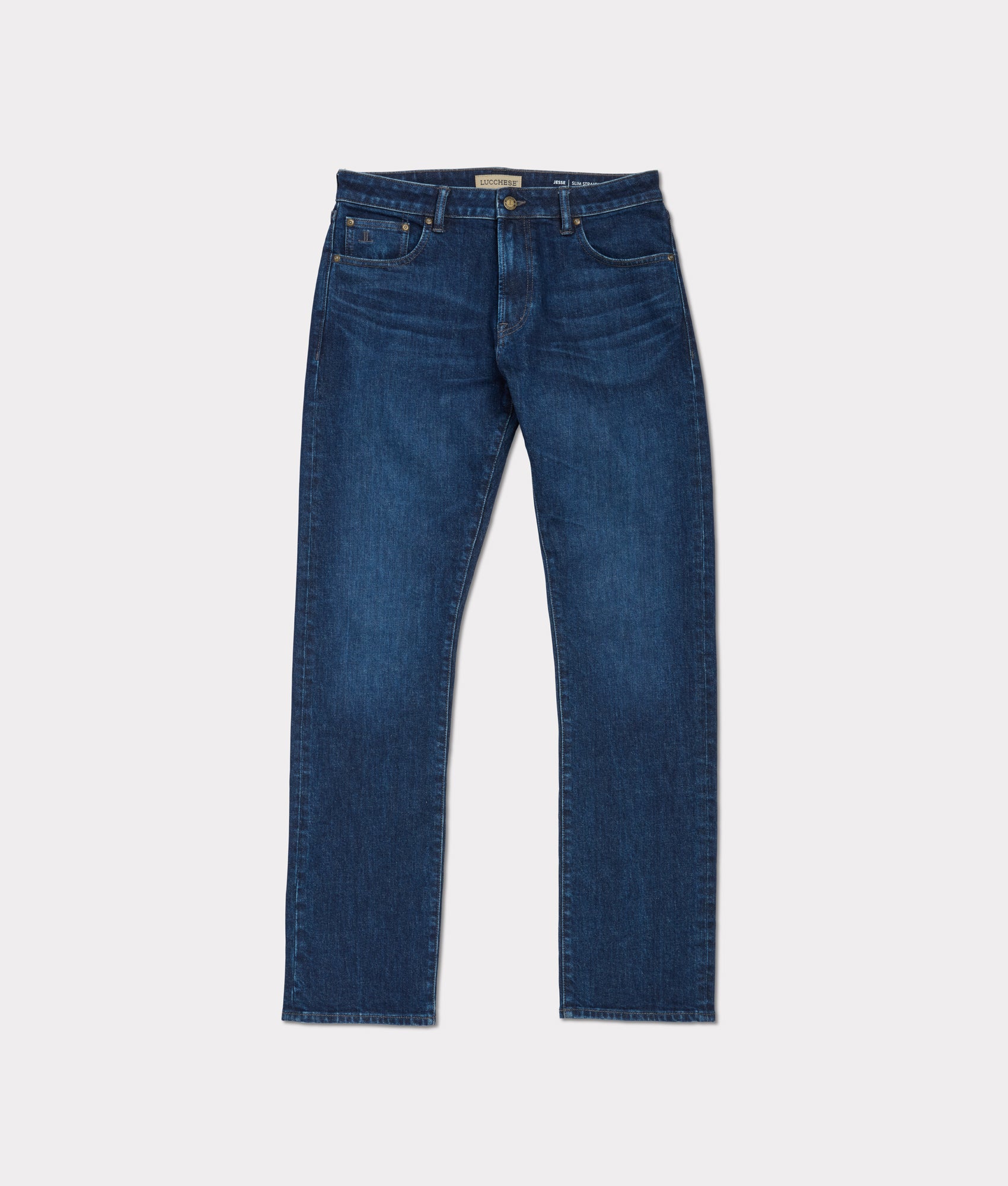 Jesse Men's Slim Straight Fit Stretch Denim Jeans - Comfortable & Stylish for Casual Wear, Work, and Everyday Outfits