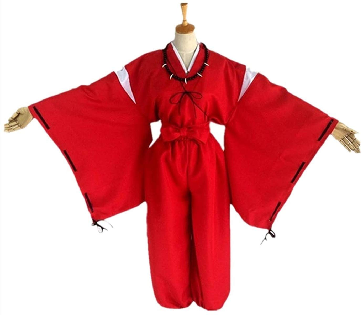 Inuyasha Anime Cosplay Costume Full Set - Kagome Outfit with Wig & Accessories for Halloween, Conventions, and Cosplay Events