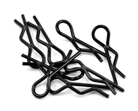 Bittydesign 1/10 Scale RC Car Body Clips - Black (4 Pack) - Secure Body Shell for HPI, Traxxas, Tamiya RC Models - Perfect for Racing, Drifting & Off-Road RC Cars