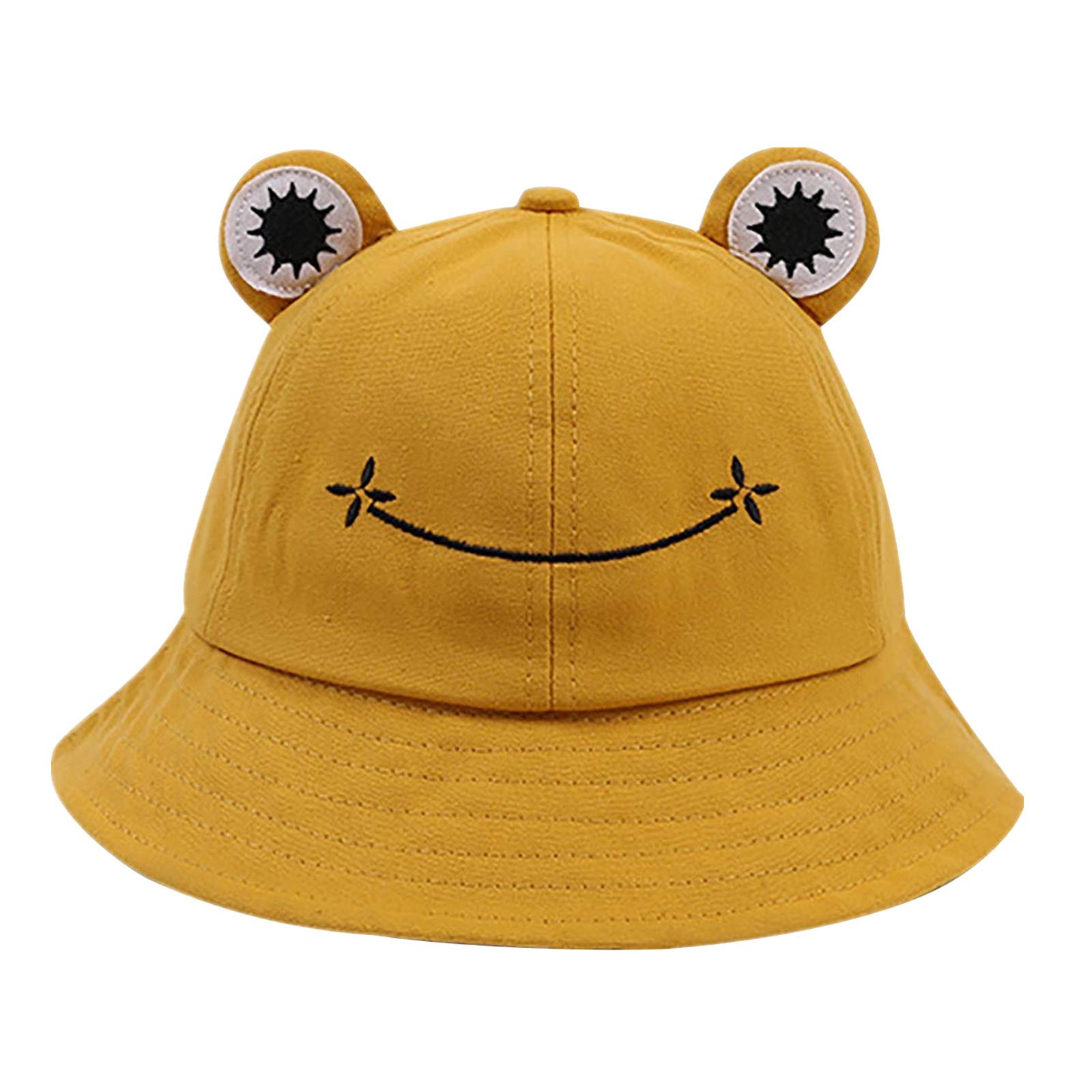 EDCRF Funny Frog Bucket Hat - Summer & Autumn Sun Protection Wide Brim Fisherman Hat for Women, Men & Teens - Perfect for Beach, Fishing, Hiking & Outdoor Activities