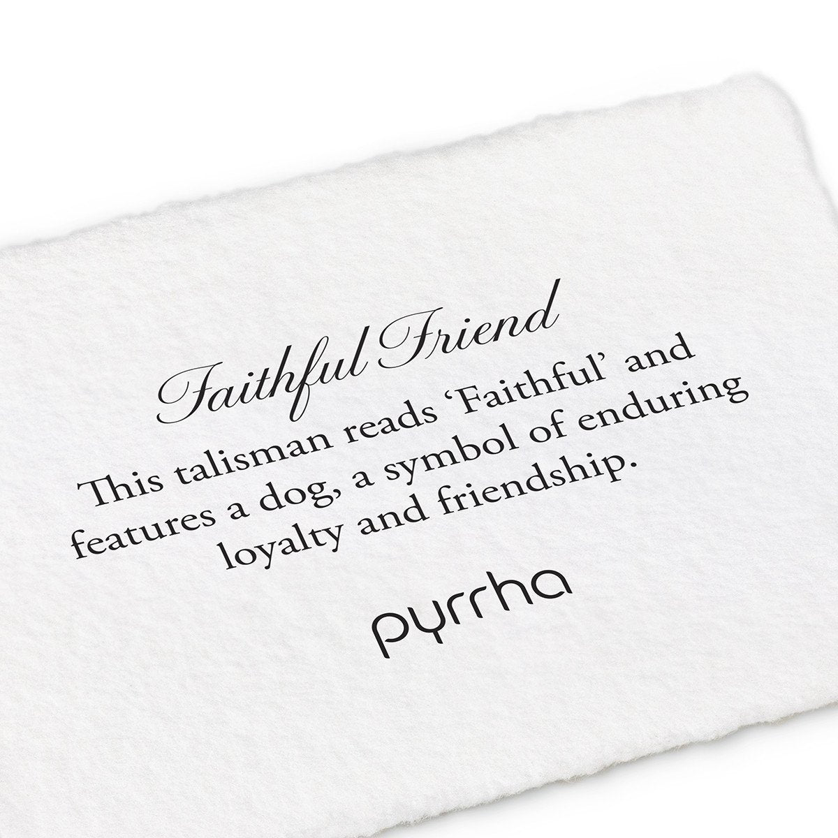 Faithful Friend Talisman - Spiritual Protection Amulet for Good Luck & Positive Energy | Perfect for Meditation, Home Decor & Gift Giving