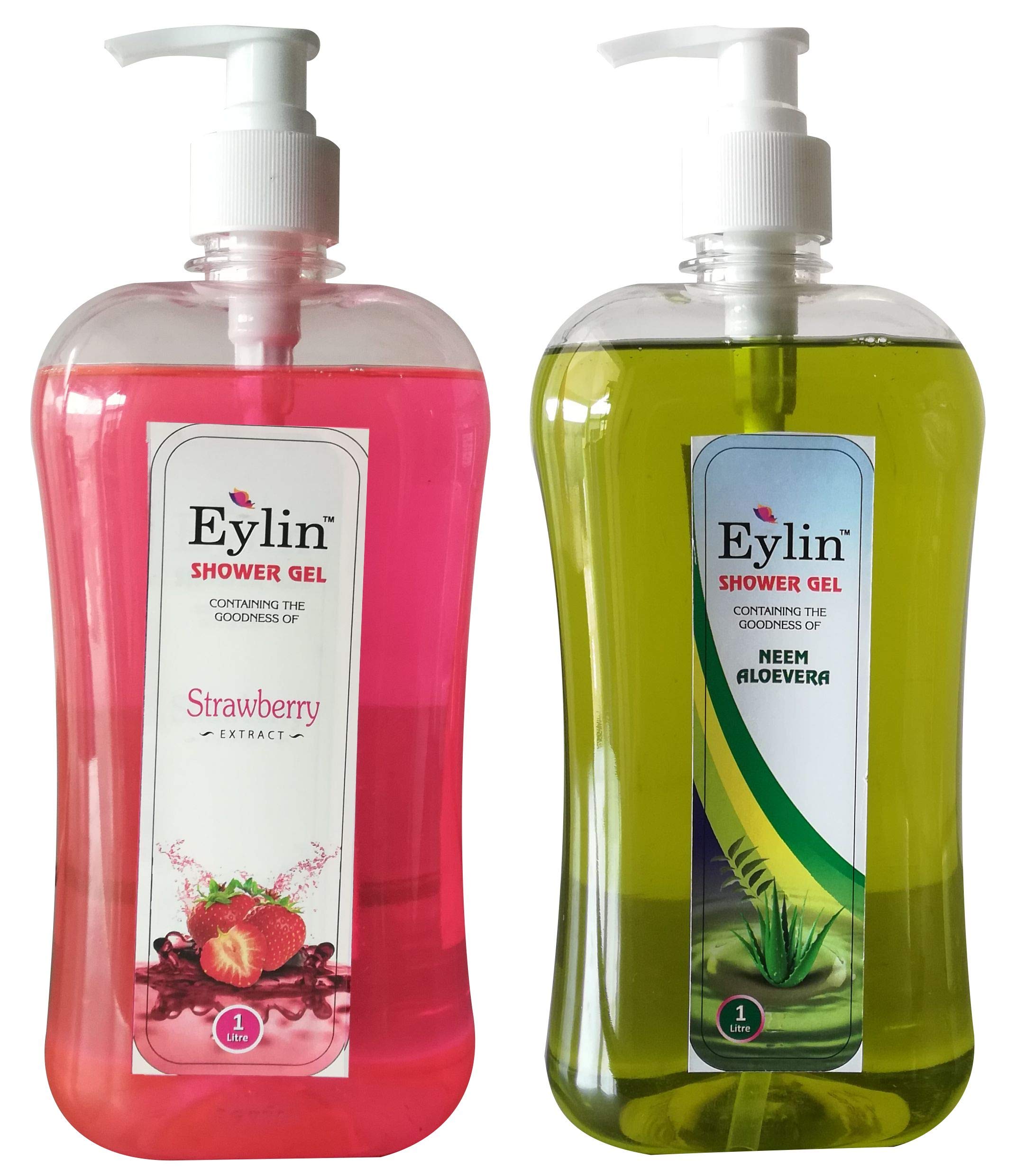 Eylin Herbal Shower Gel with Orange Extract | Moisturizing Body Wash for Dry Skin | 5 Liter Bulk Size | Perfect for Spa, Gym & Family Use