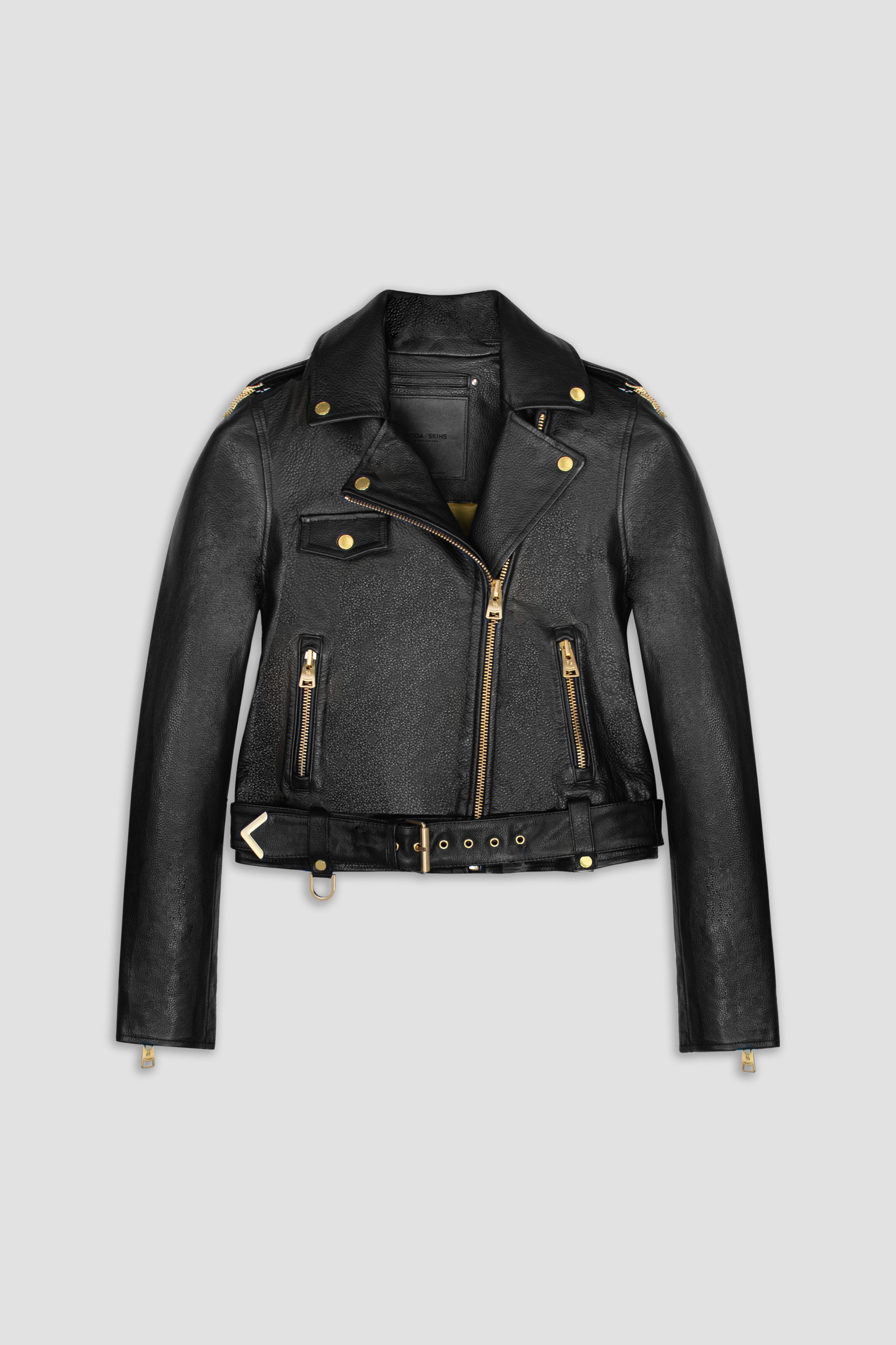 Women's Biker Jacket - Stylish Leather Motorcycle Jacket for Women | Fashionable Outerwear for Riding, Casual Wear & Night Out