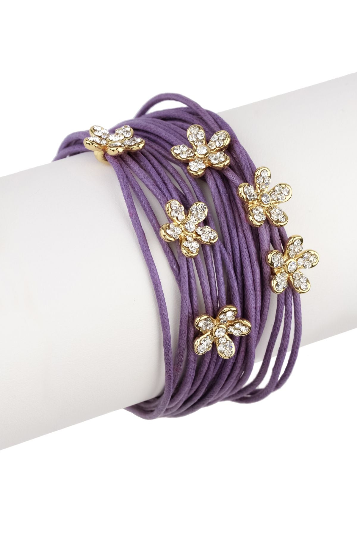 Flower Charm String Bracelet for Women - Adjustable Bohemian Beaded Friendship Bracelet - Perfect for Gifts, Parties & Everyday Wear